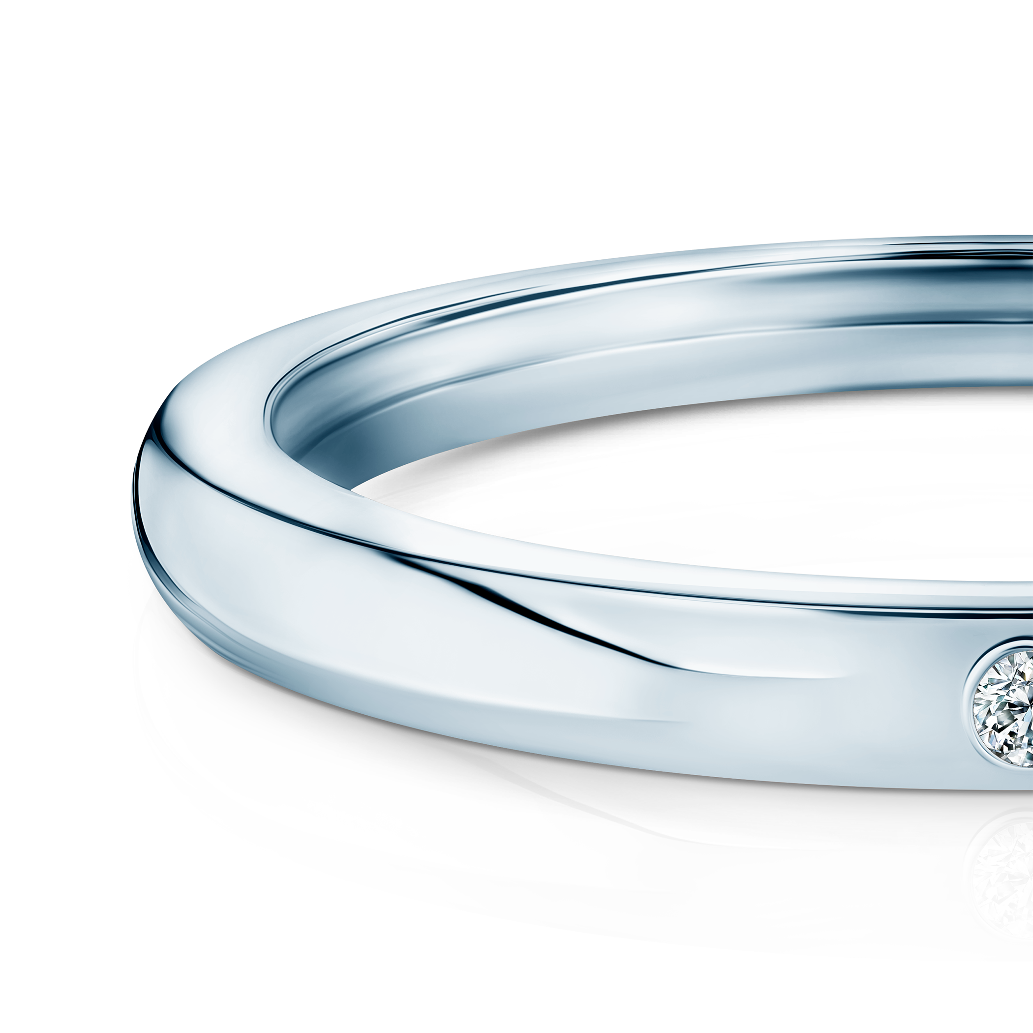 Pierścionek Symphony: srebro, diament laboratoryjny