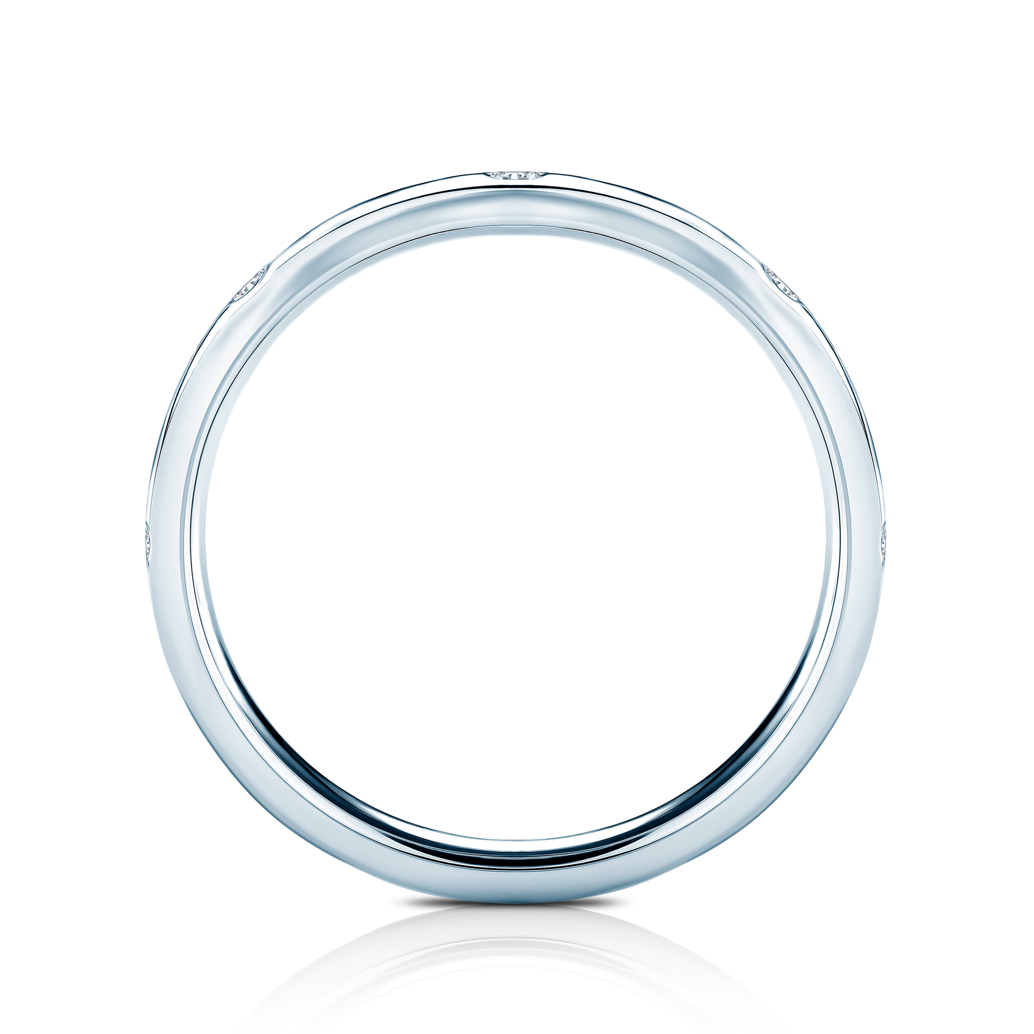 Pierścionek Symphony: srebro, diamenty laboratoryjne