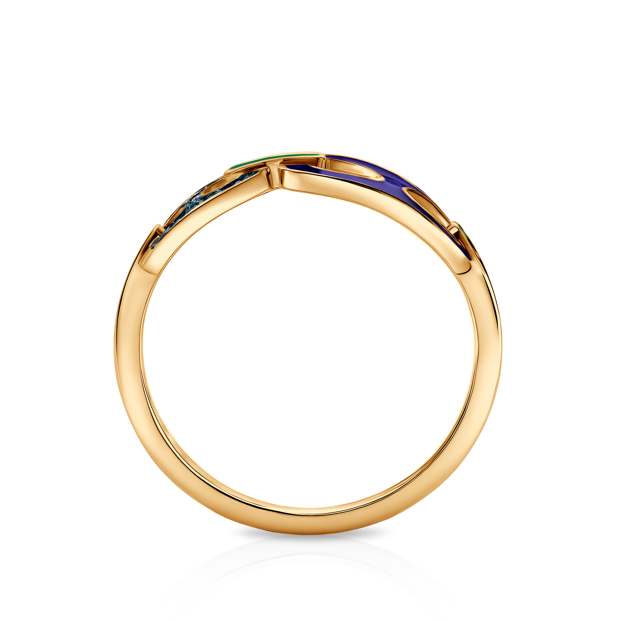 Prismé Ring Silber vergoldet - 4