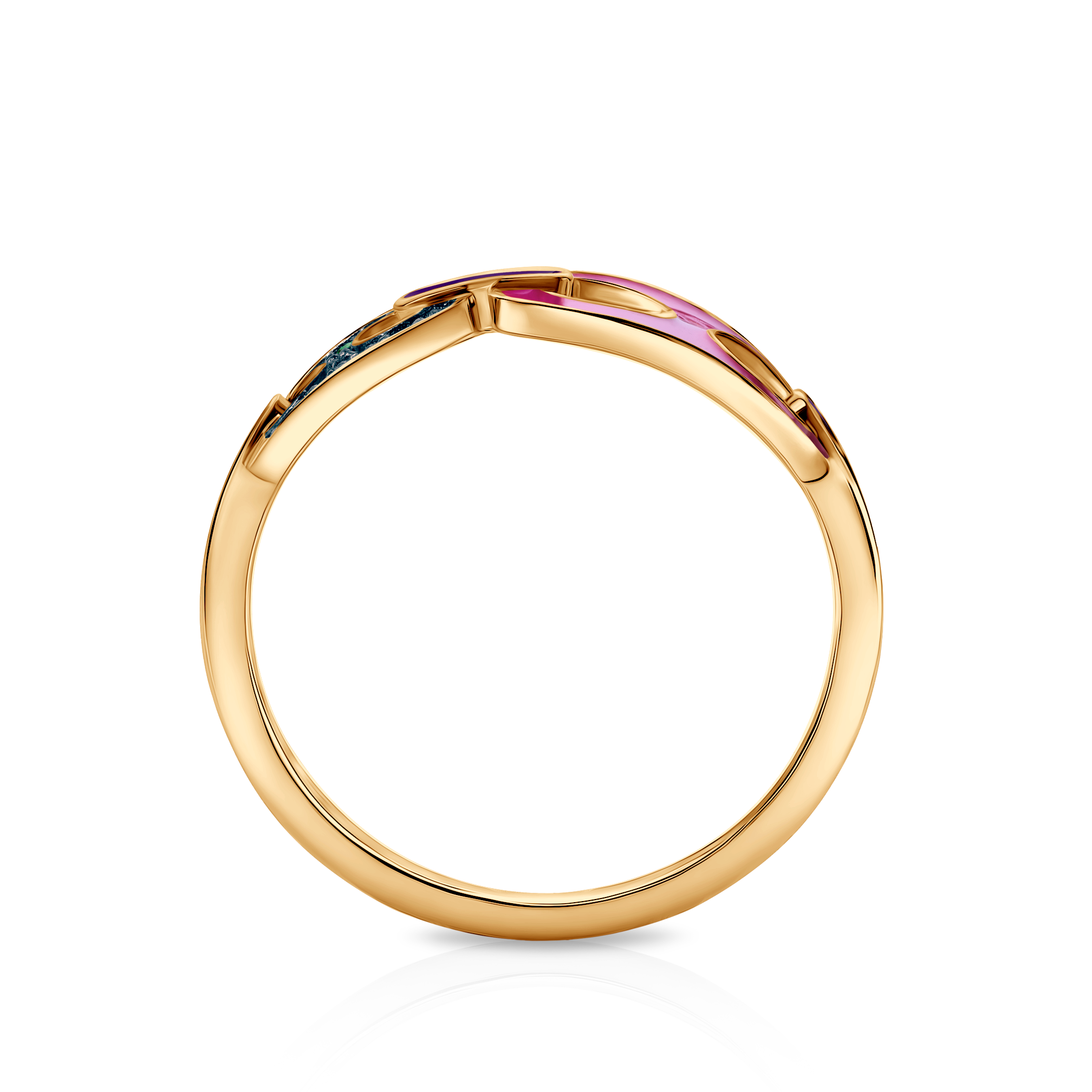 Prismé Ring Silber vergoldet - 4