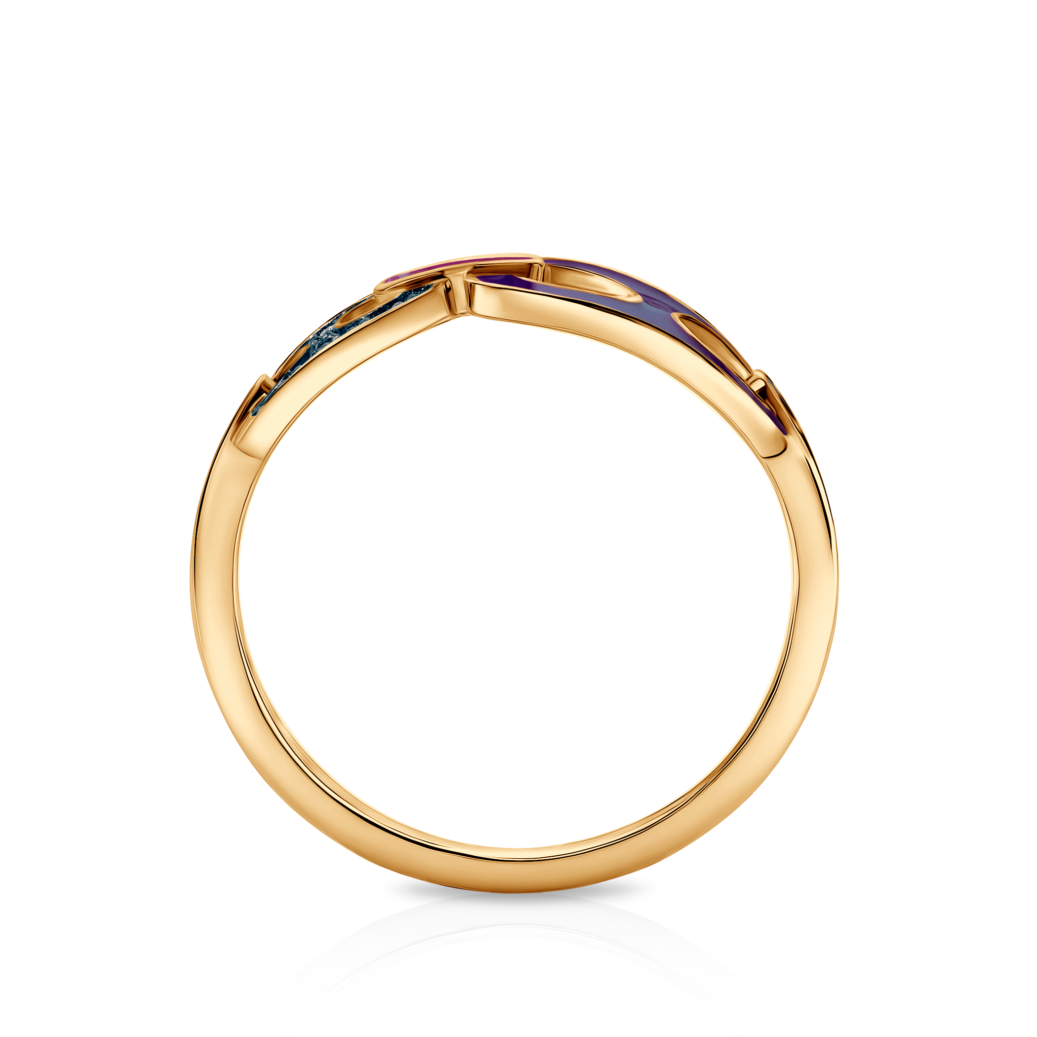 Prismé Ring Silber vergoldet - 4