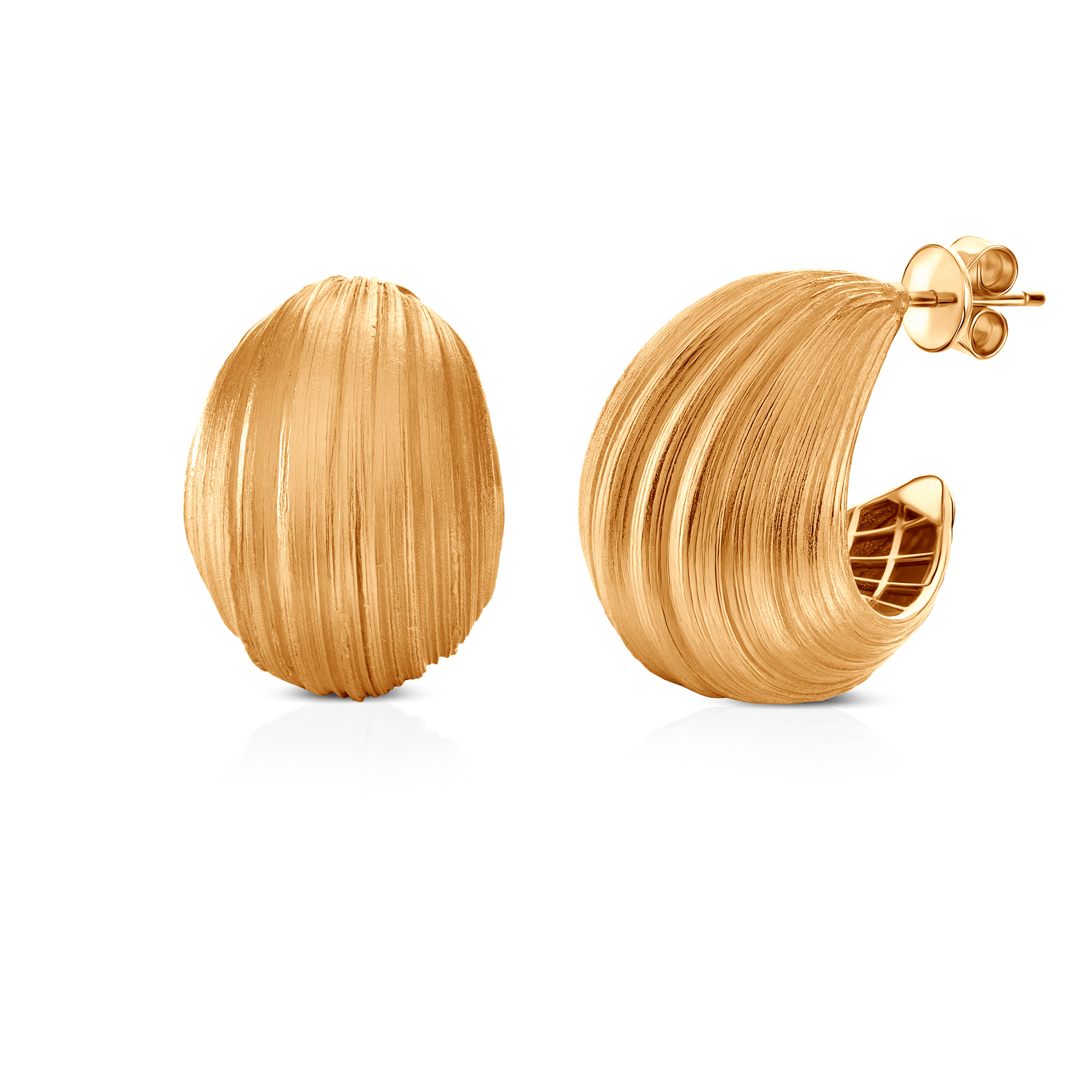 Luneé Ohrringe Silber vergoldet