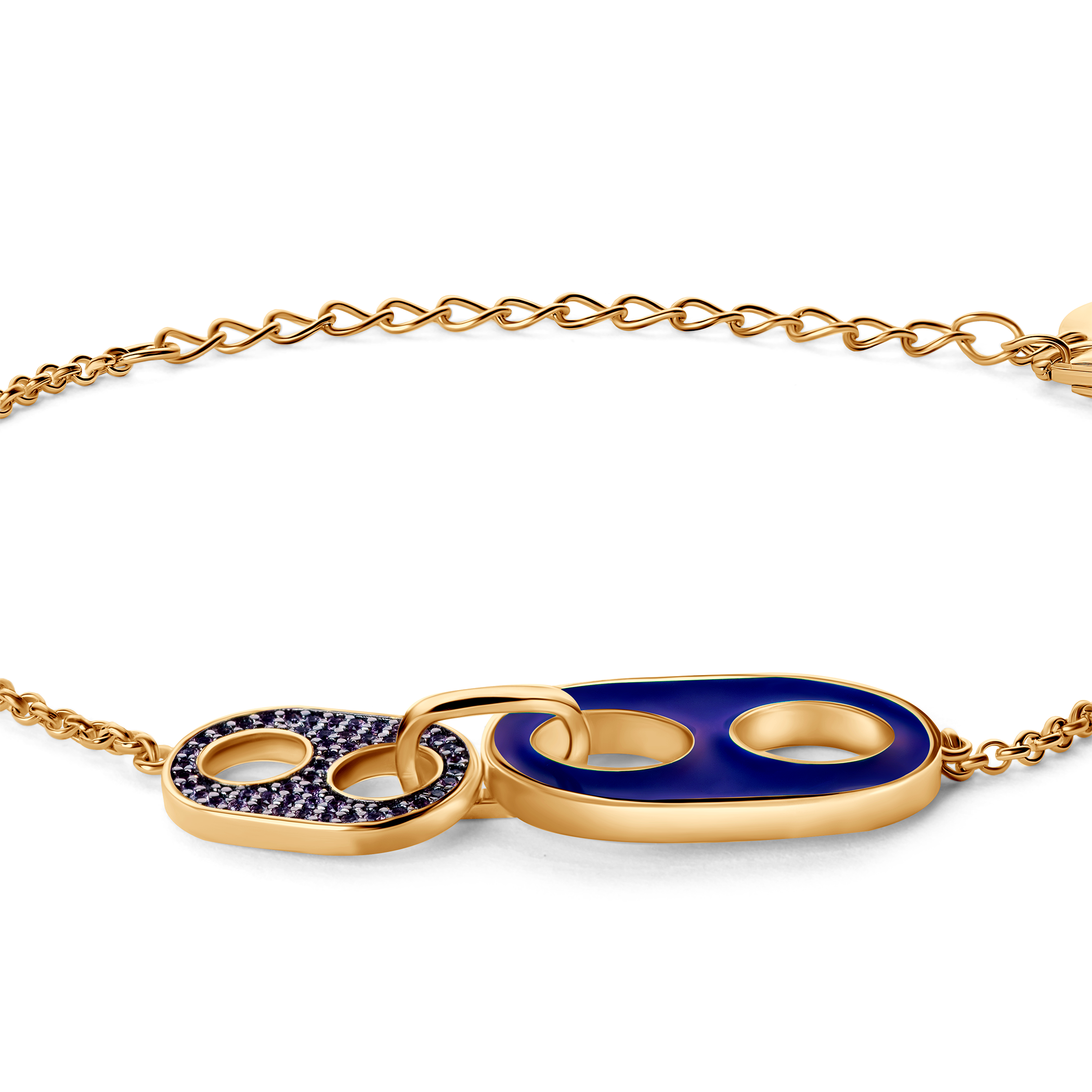 Prismé Armband Silber vergoldet