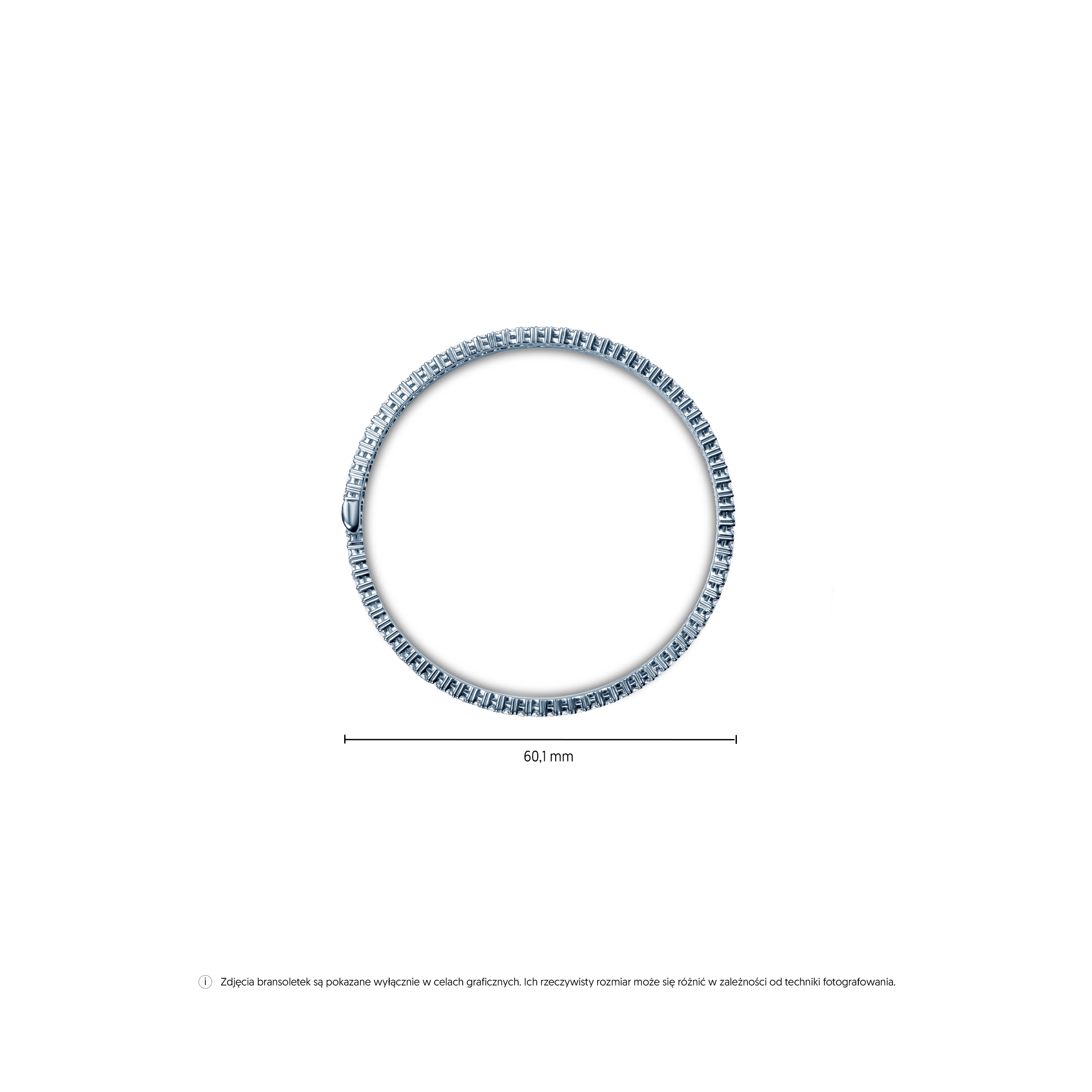 Bransoletka Savicki: srebrna 925, cyrkonie