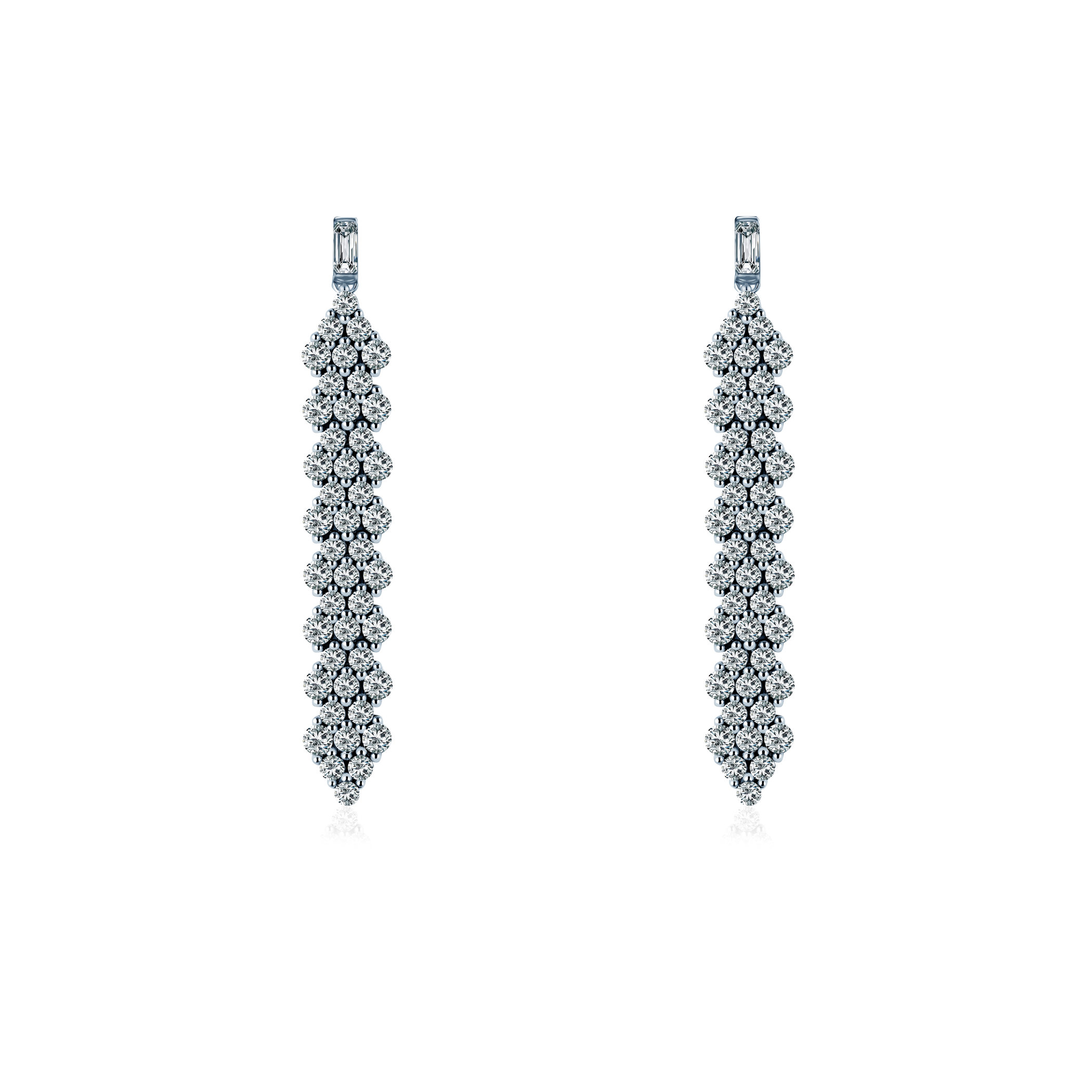 Kolczyki Savicki: srebrne, cyrkonie