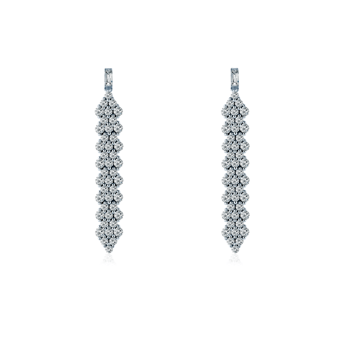 Kolczyki Savicki: srebrne, cyrkonie