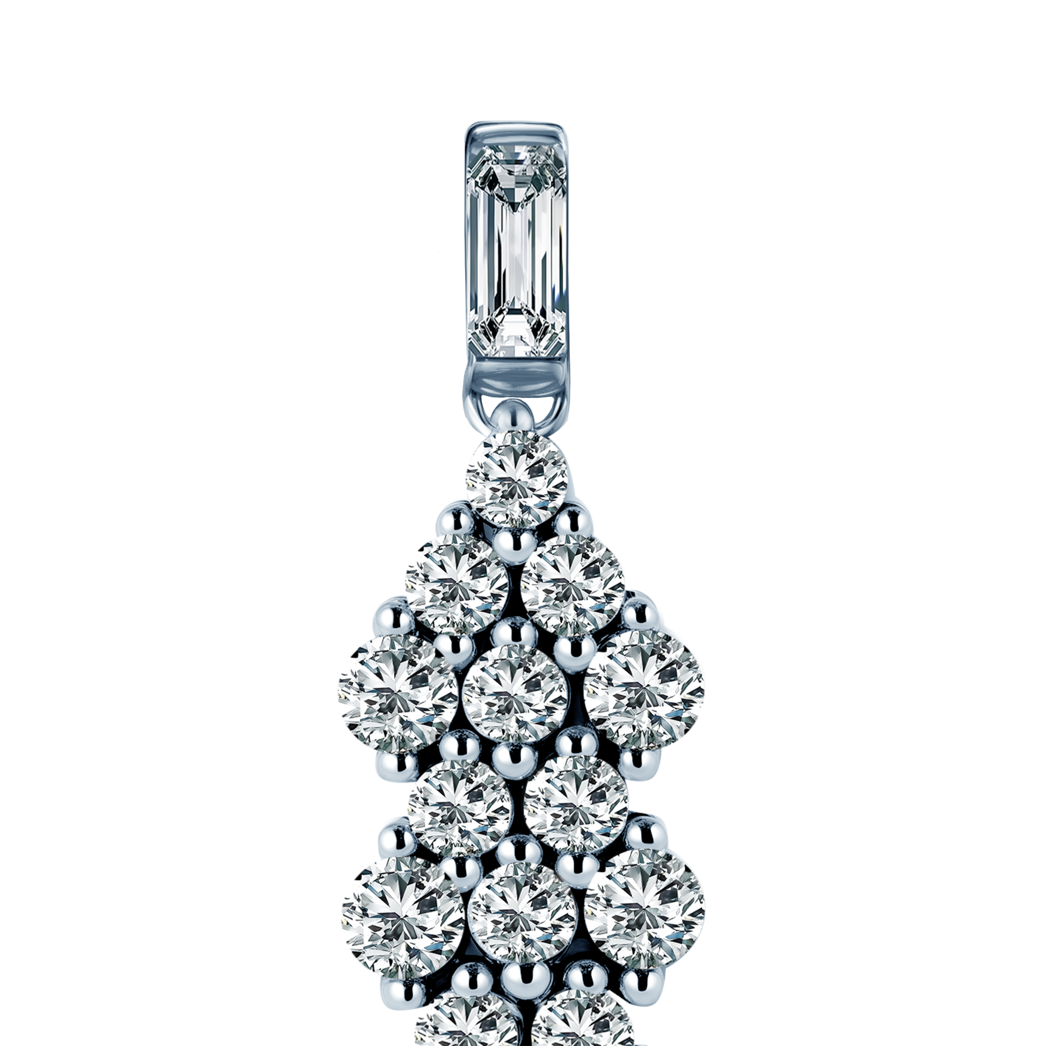 Kolczyki Savicki: srebrne, cyrkonie