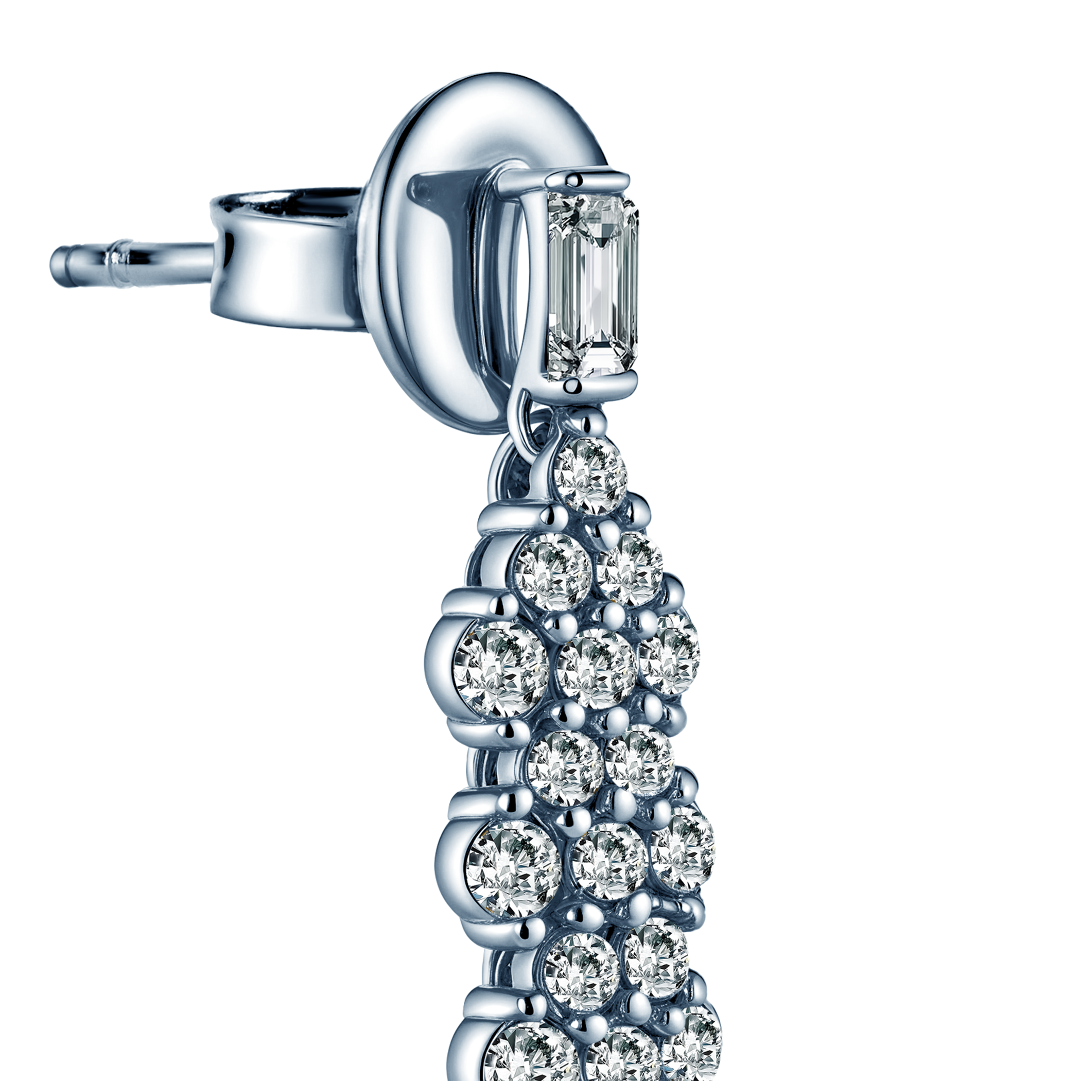 Kolczyki Savicki: srebrne, cyrkonie