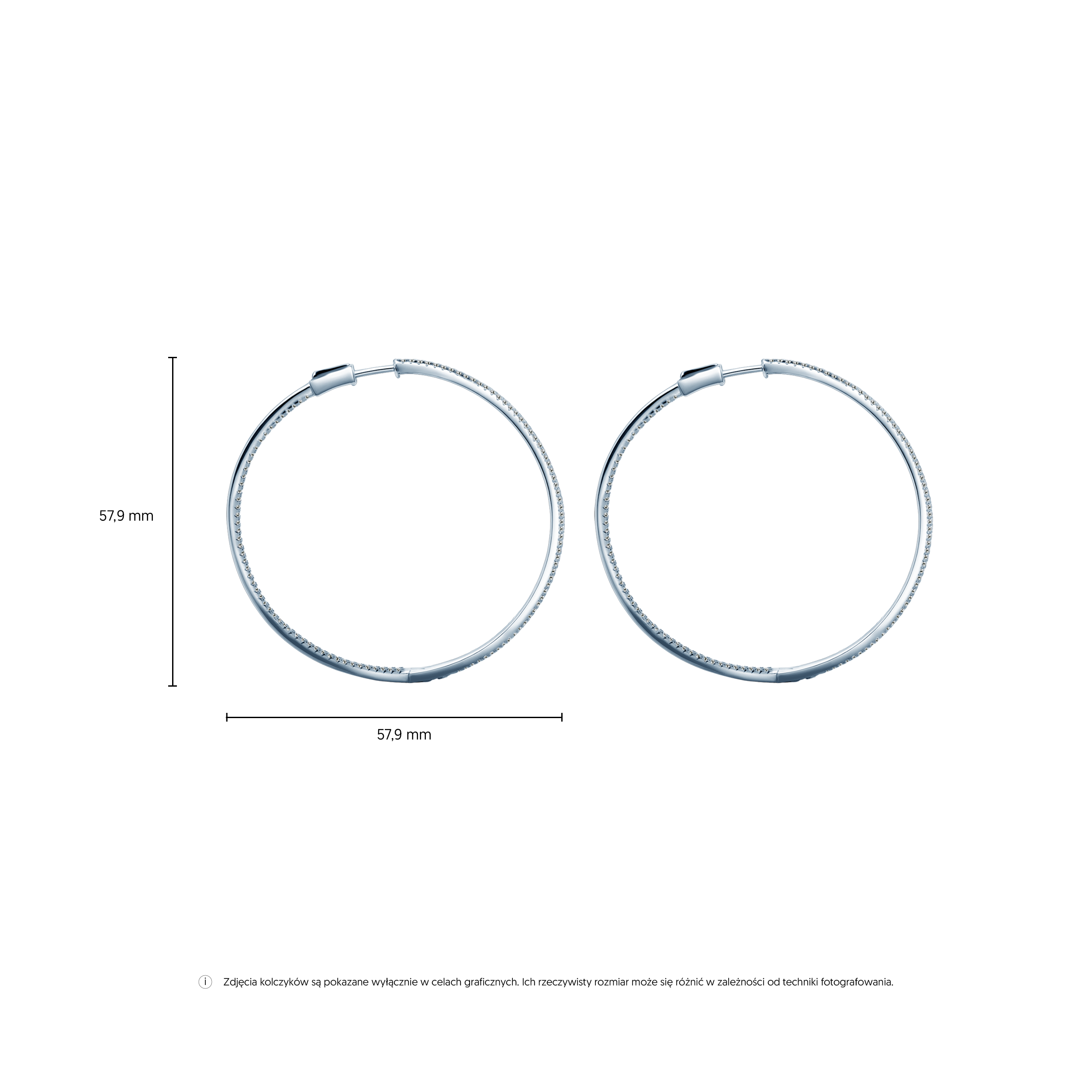 Kolczyki Savicki: srebro pozłacane, cyrkonie
