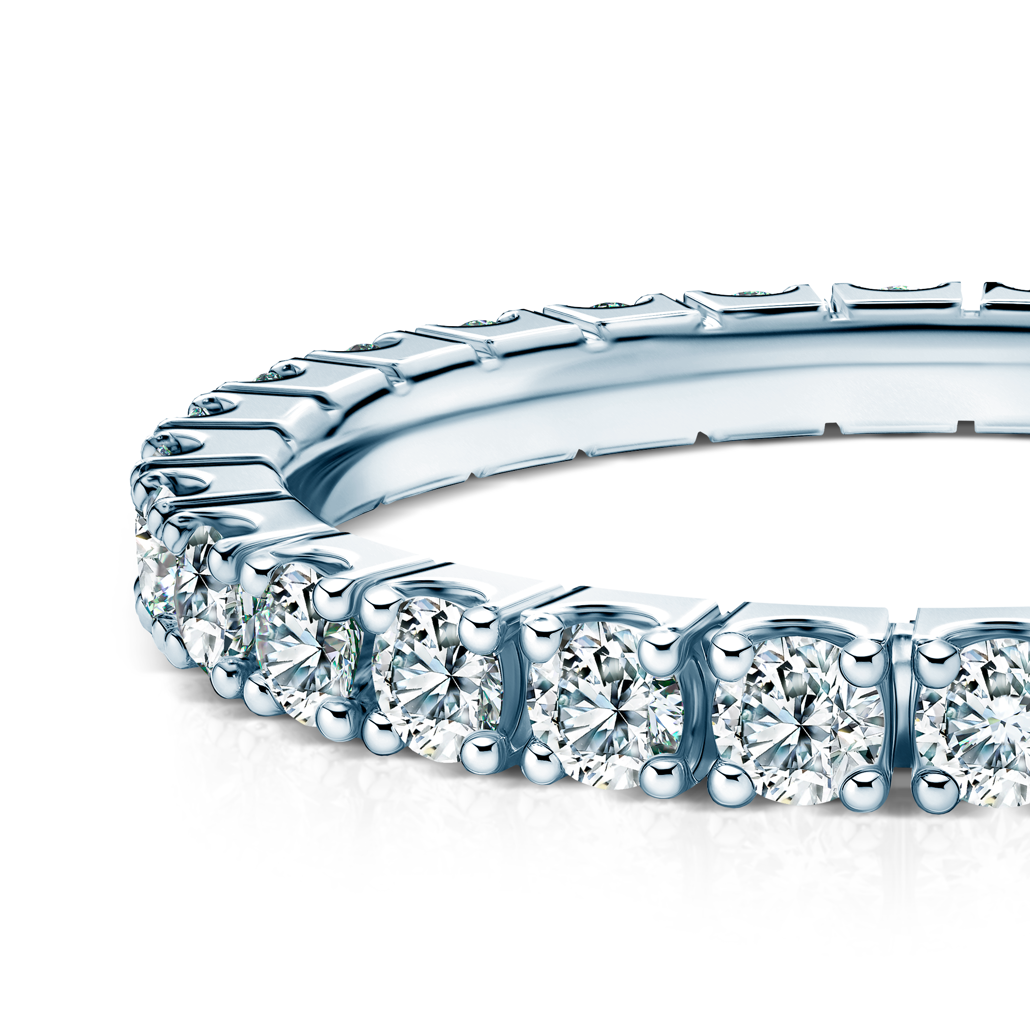 Pierścionek Symphony: białe złoto, diamenty