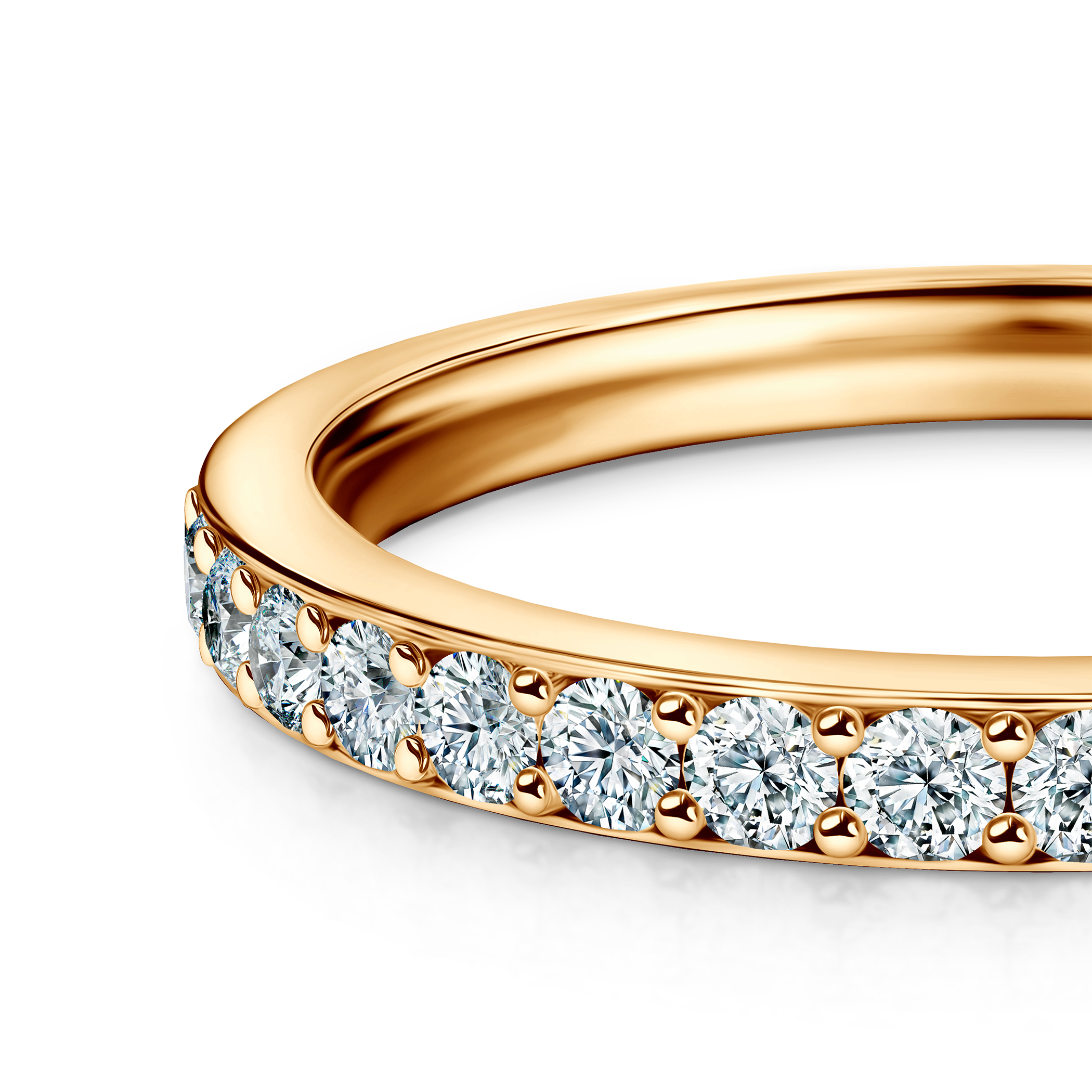 Pierścionek Symphony: złoty, diamenty