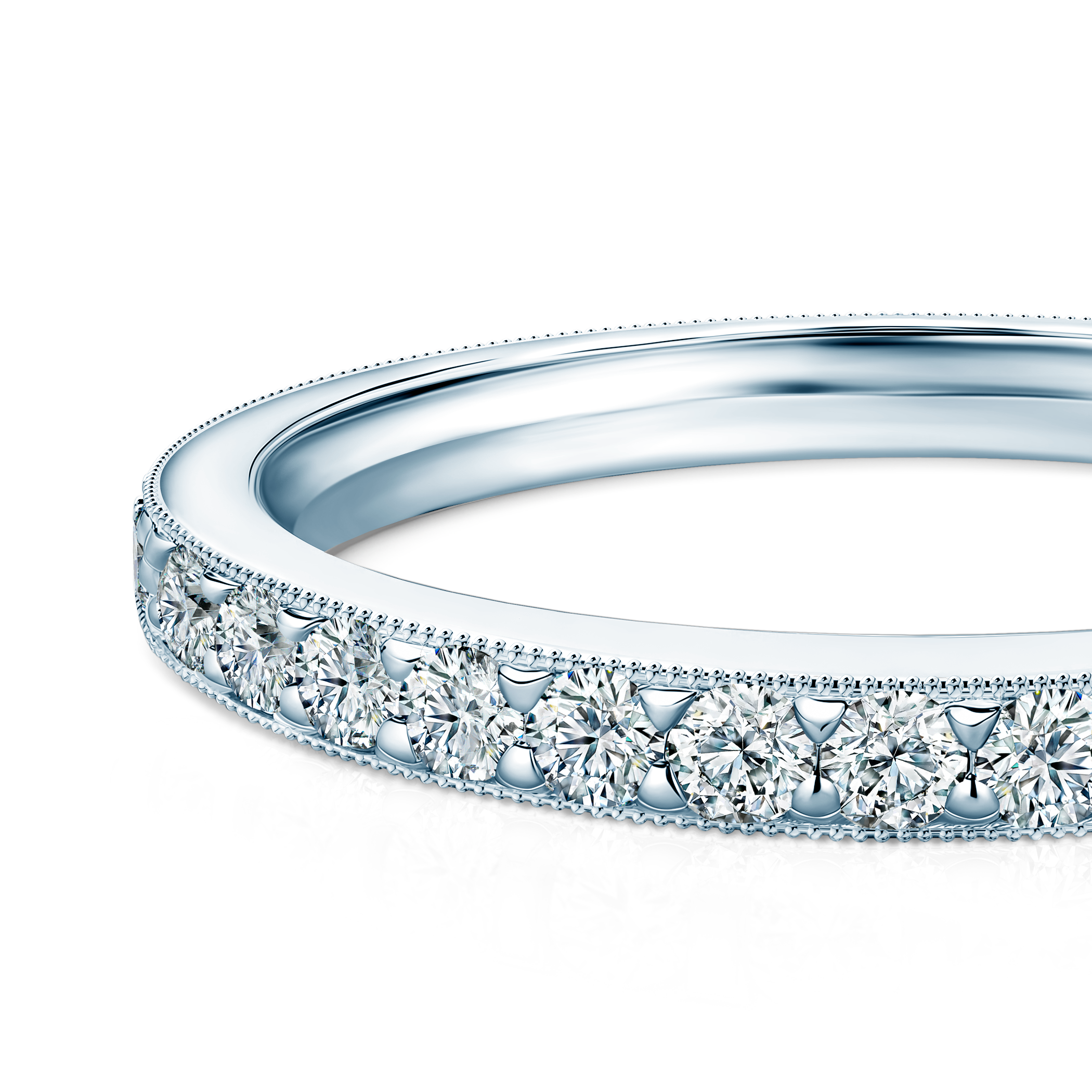 Pierścionek Symphony: białe złoto, diamenty laboratoryjne