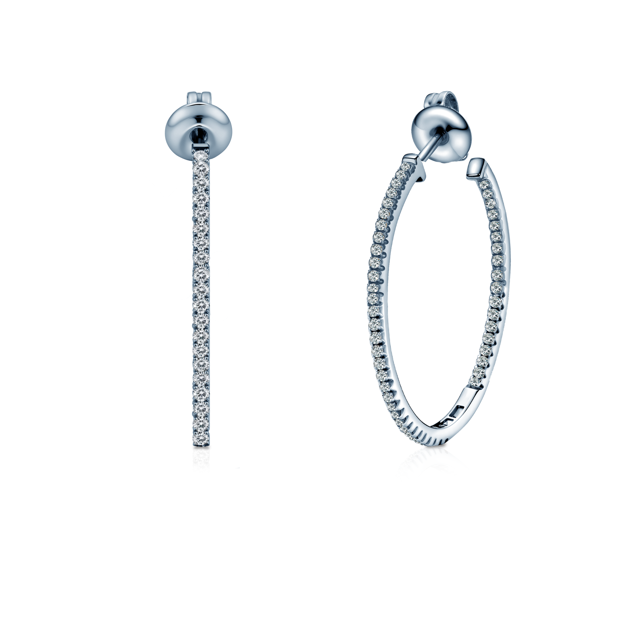 Kolczyki Savicki: srebrne, cyrkonie