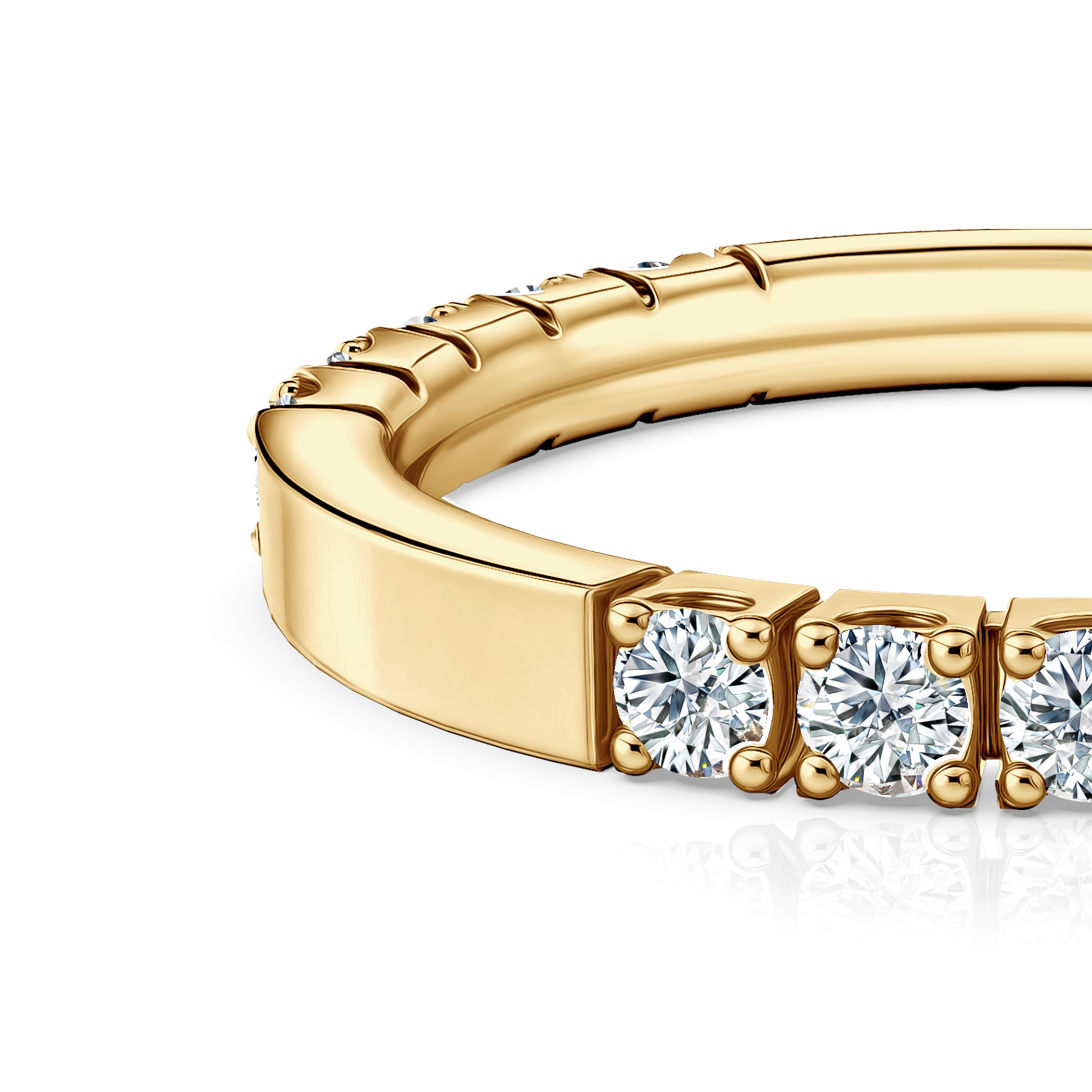 Pierścionek Symphony: złoty, diamenty