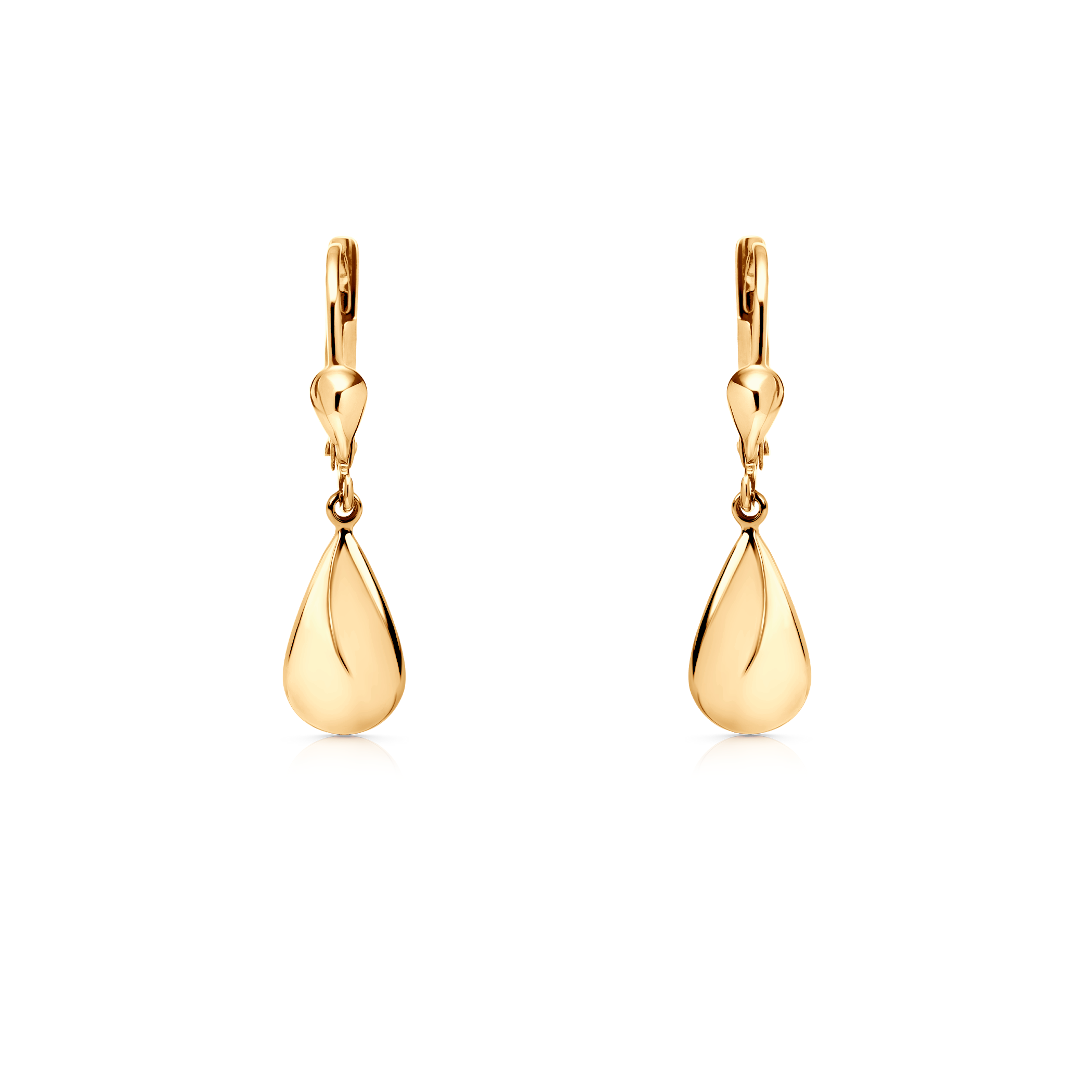 Tropfen-Ohrringe SAVICKI: Gold