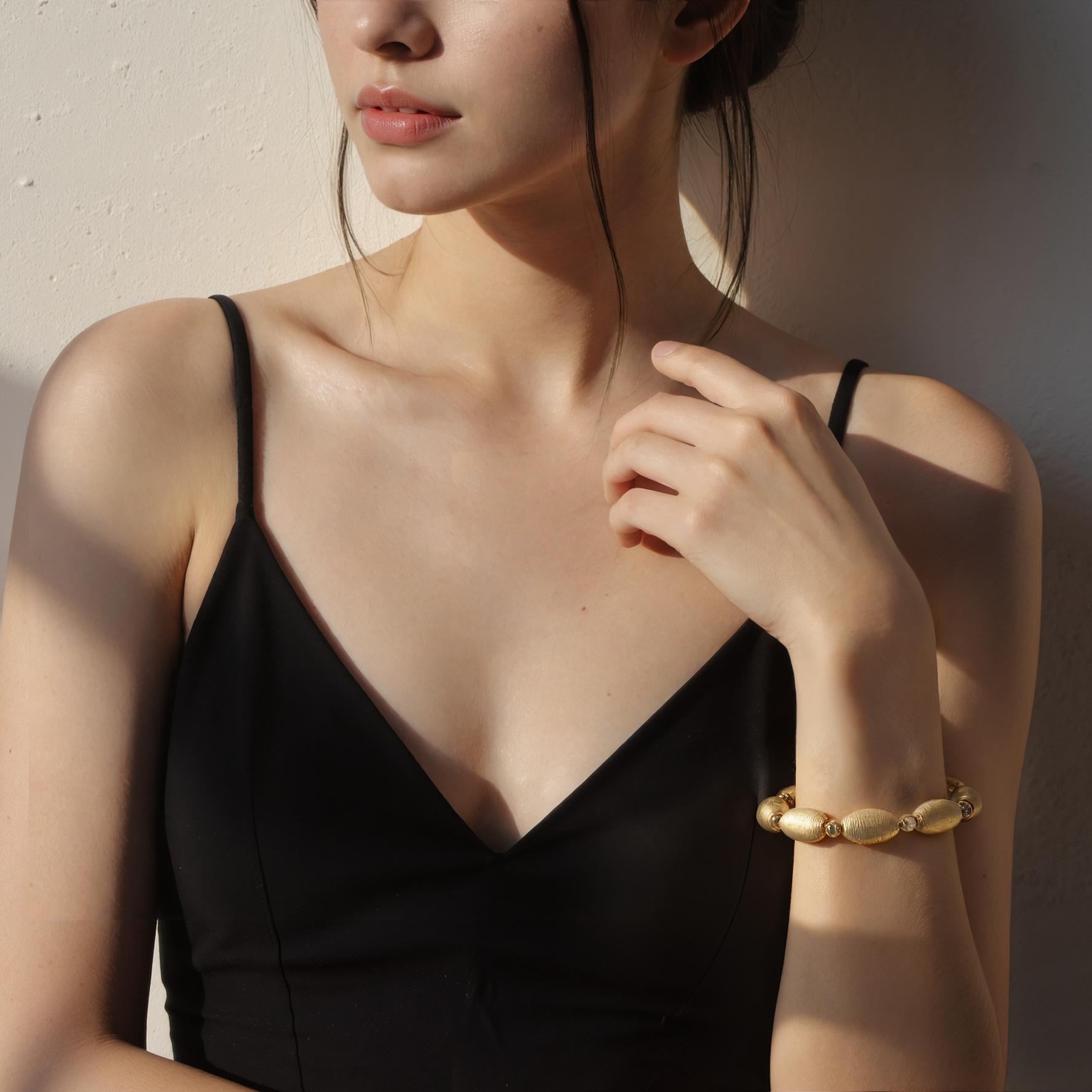 Bransoletka Solmire srebrna pozłacana