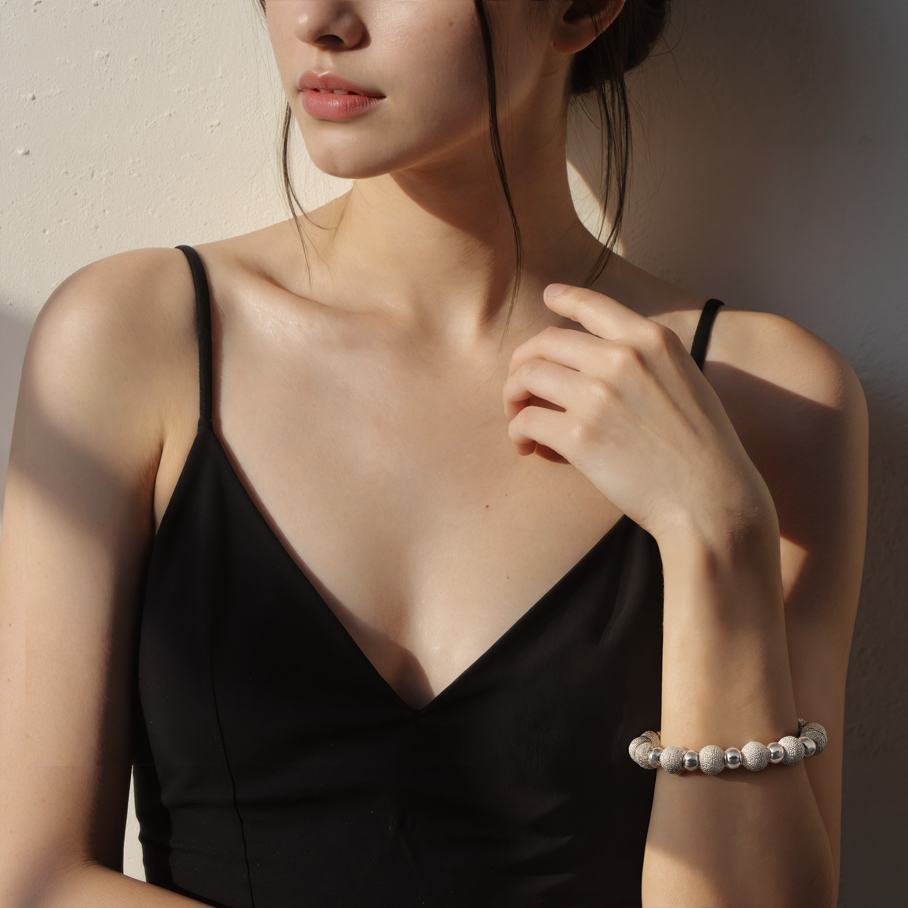 Armband Solmire, silbern