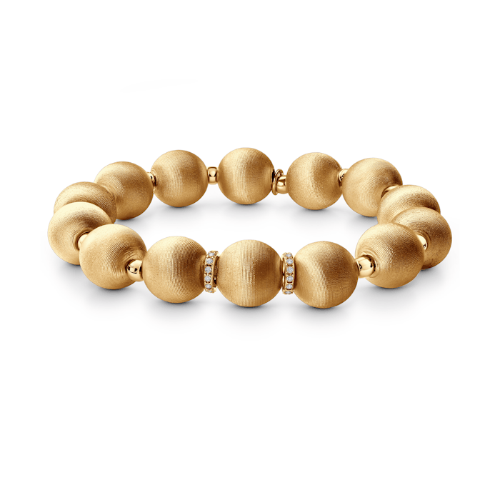 Solmire bracelet, gold-plated silver