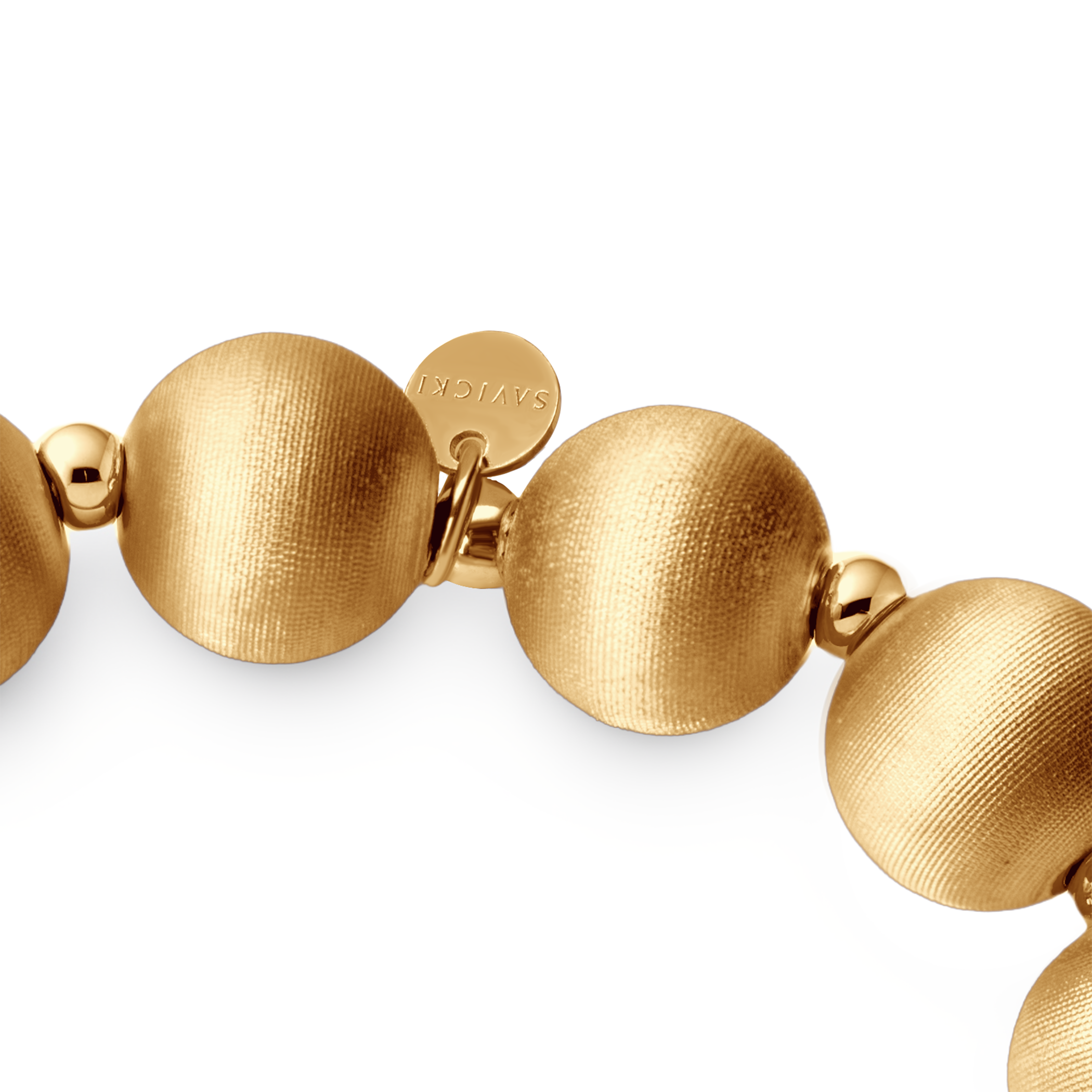 Bransoletka Solmire srebrna pozłacana