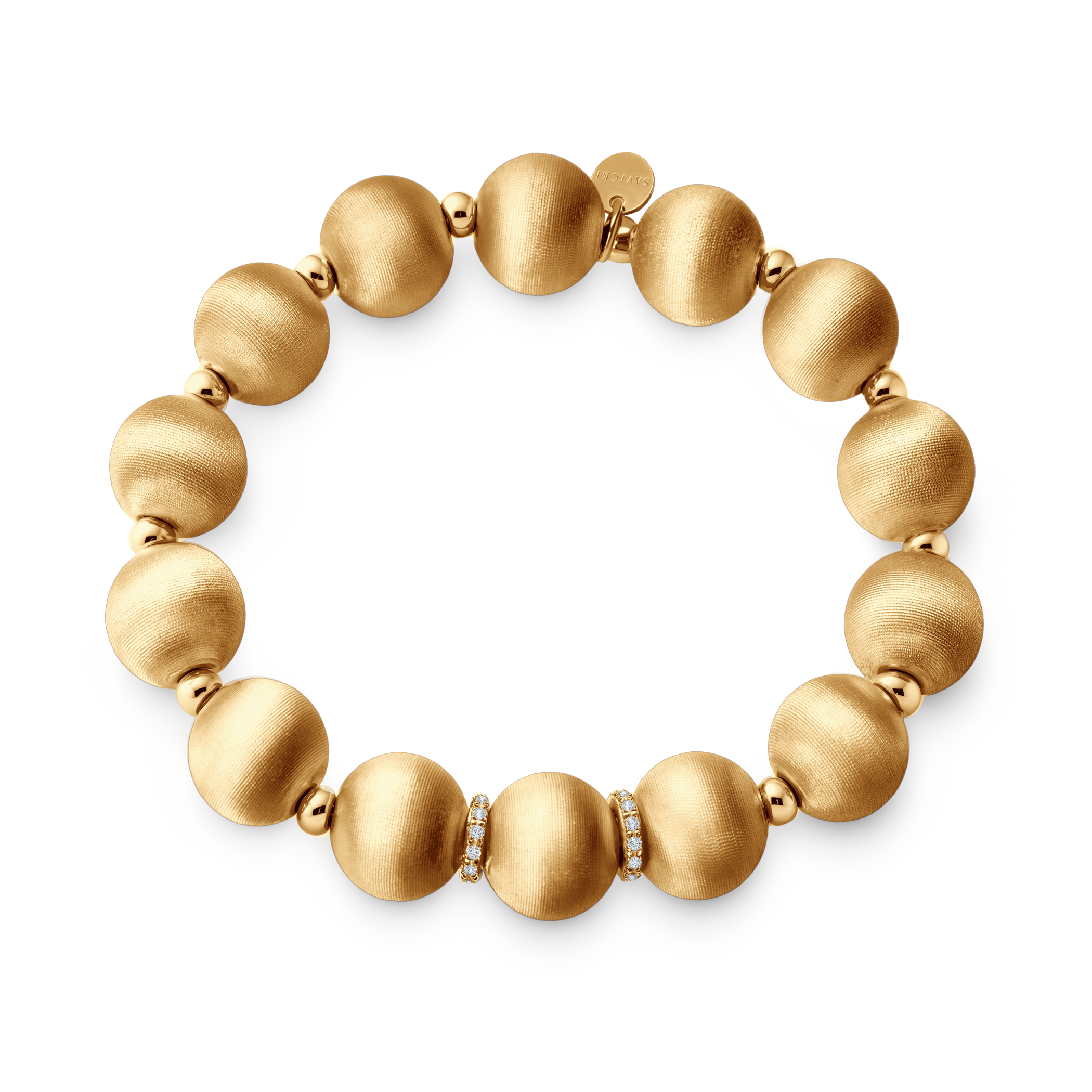 Bransoletka Solmire srebrna pozłacana