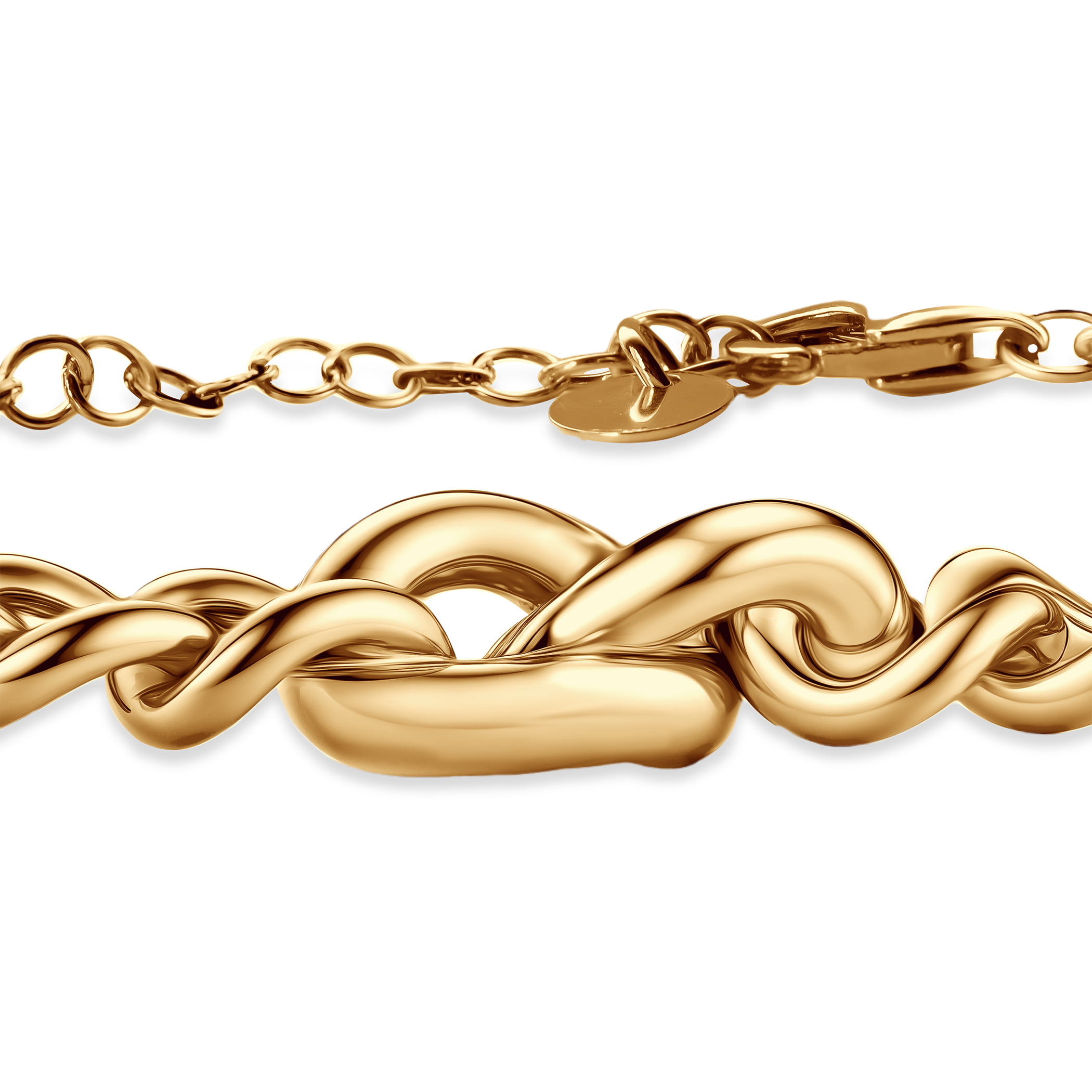 Bransoletka Savicki: srebrna pozłacana 925