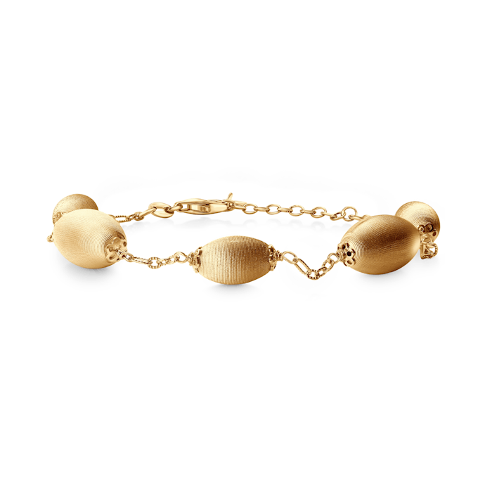 Solmire bracelet, gold-plated silver