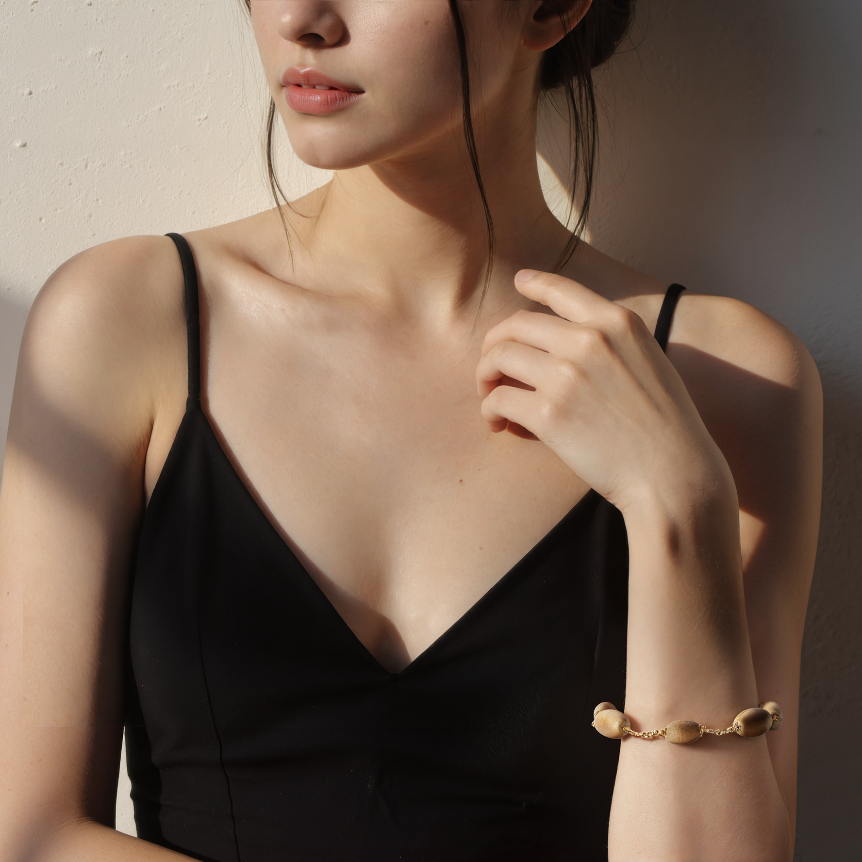 Bransoletka Solmire srebrna pozłacana