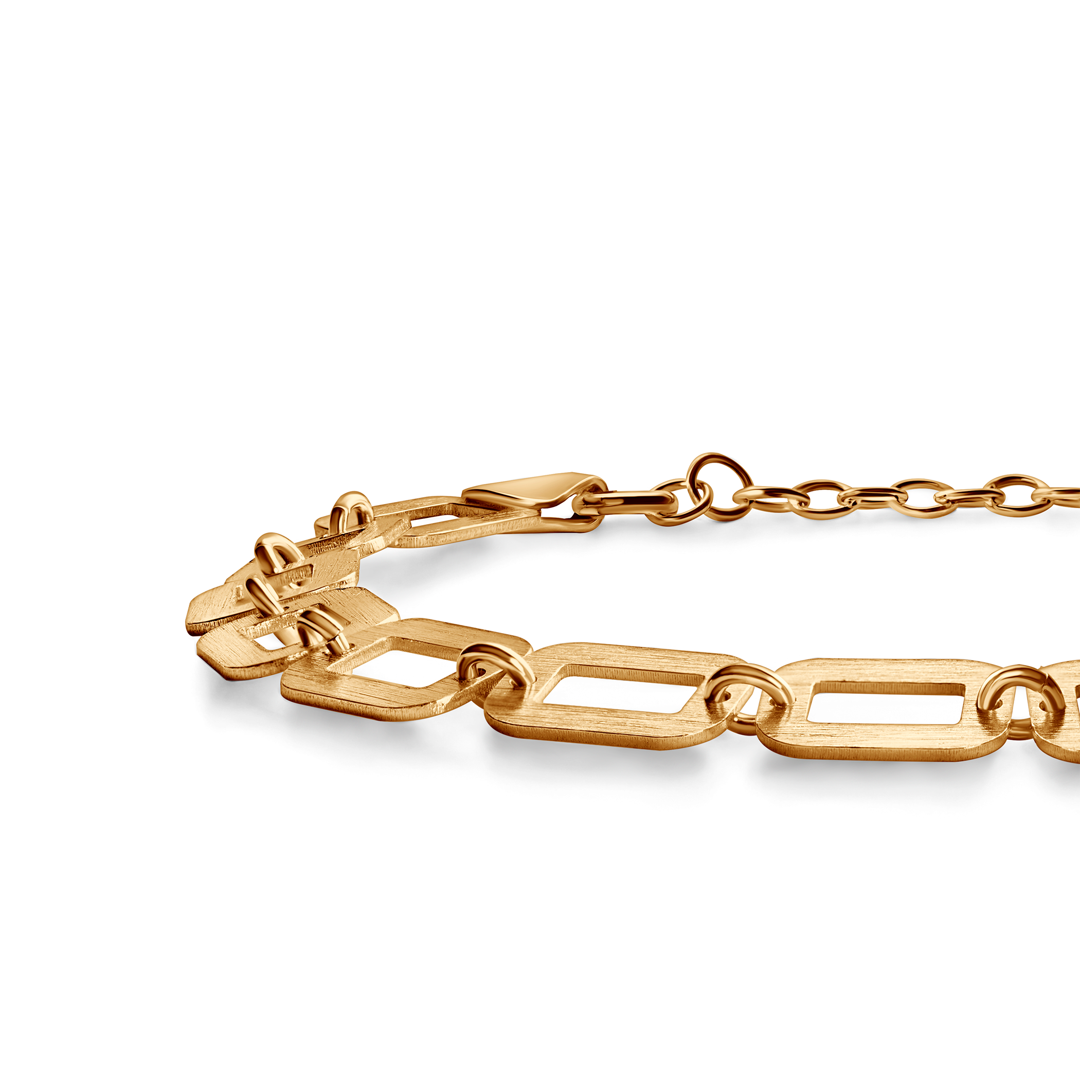 Bransoletka Savicki: srebrna pozłacana 925