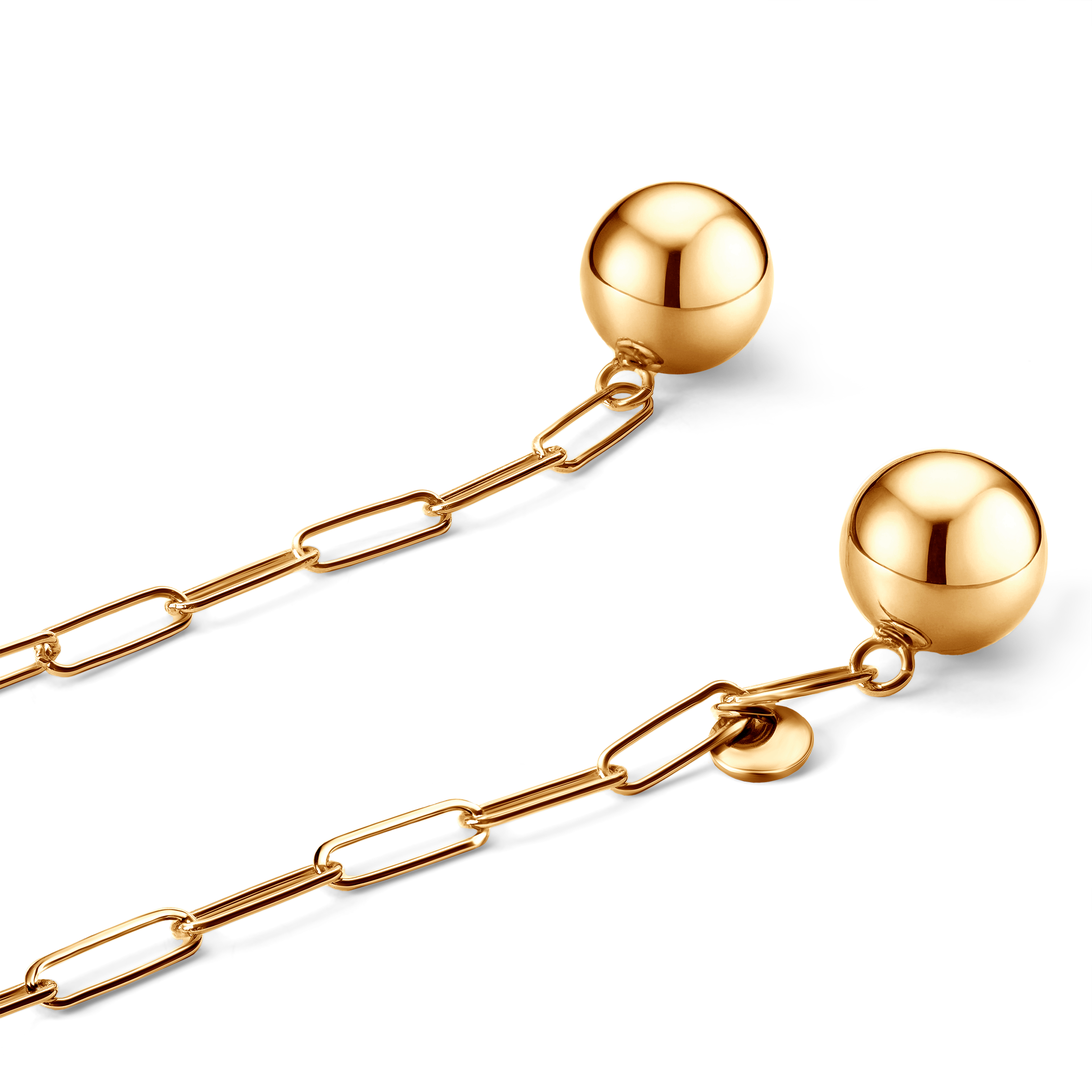 Naszyjnik Savicki: srebrny pozłacany 925