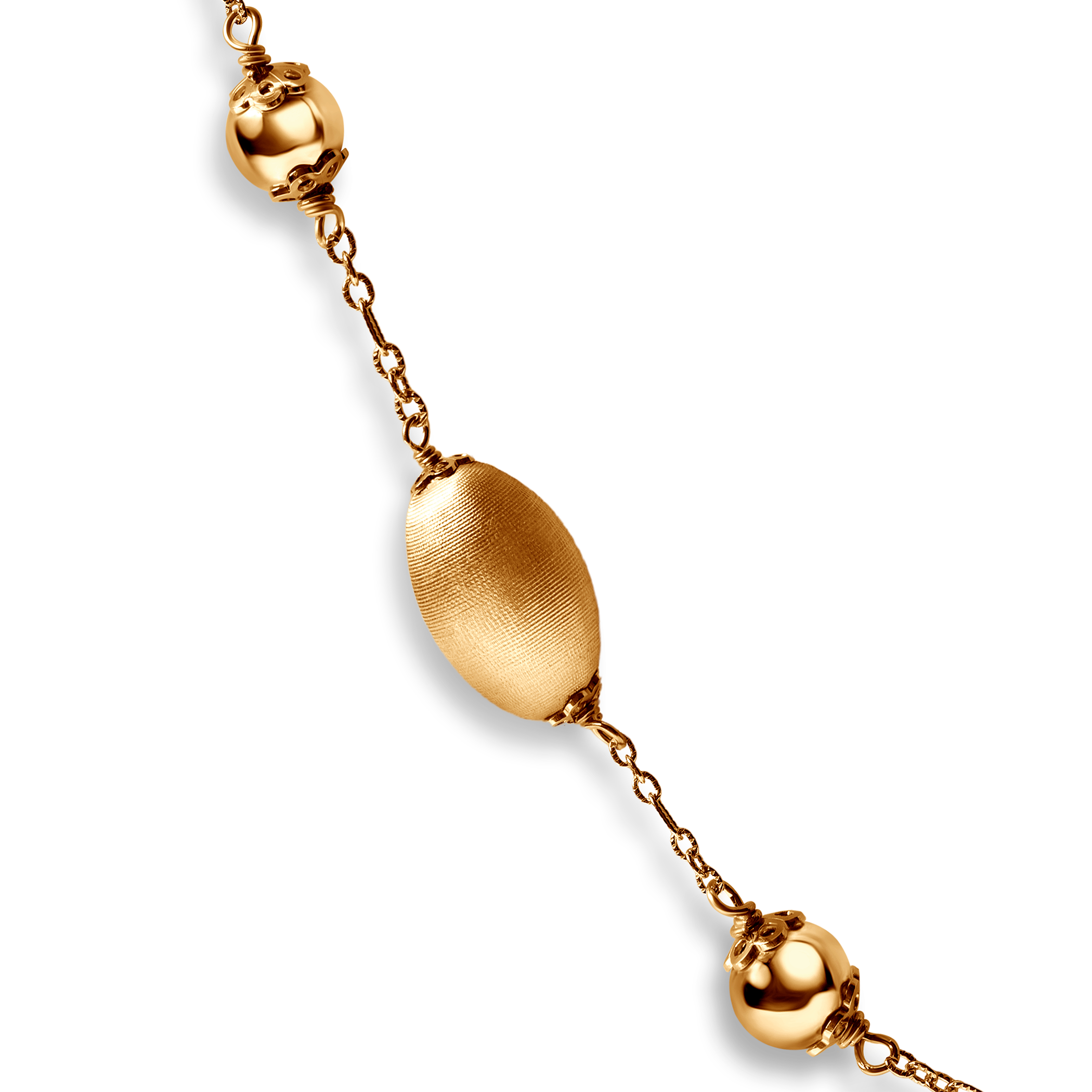 Halskette Solmire, vergoldetes Silber