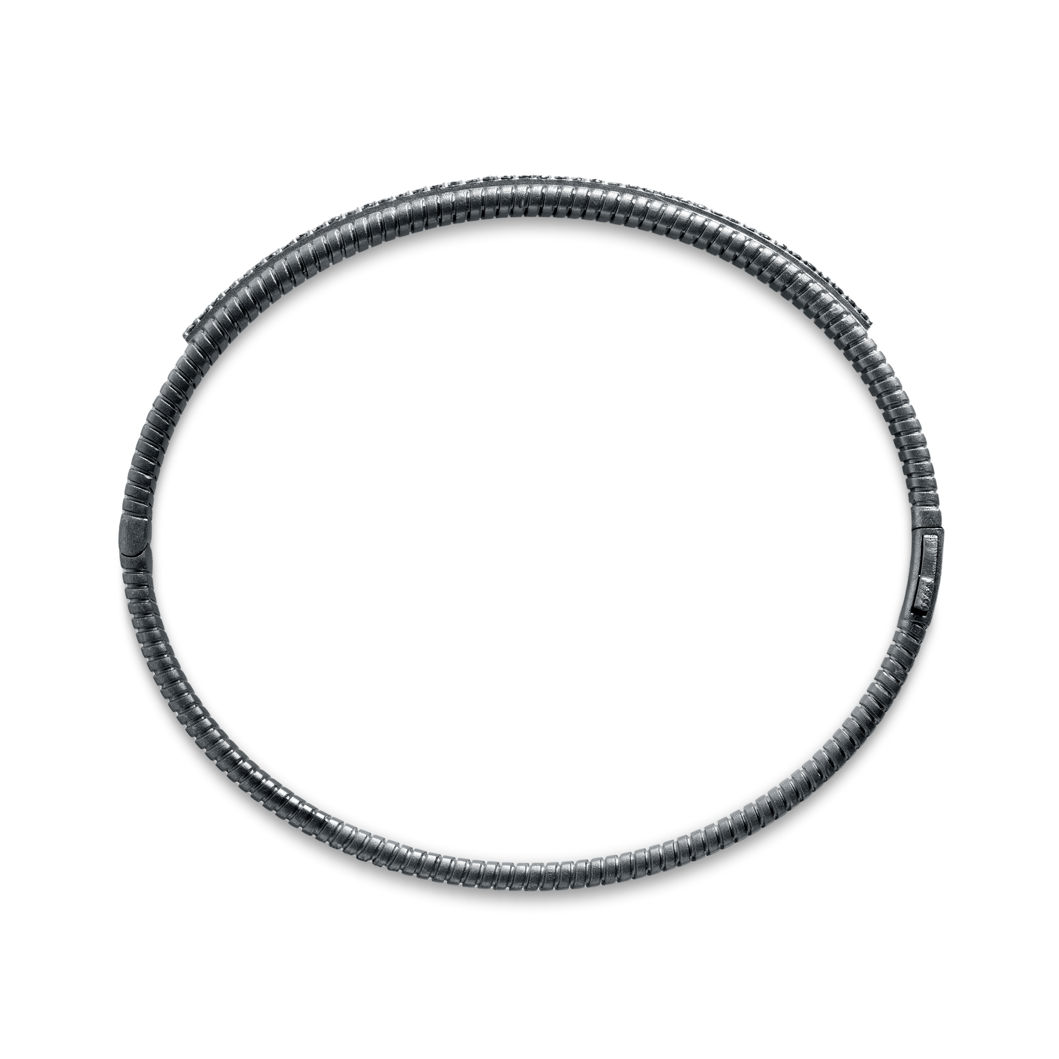 Bransoletka Savicki: srebro 925, czarne diamenty