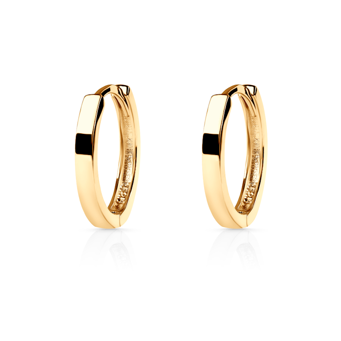 Kolczyki koła Savicki: złote