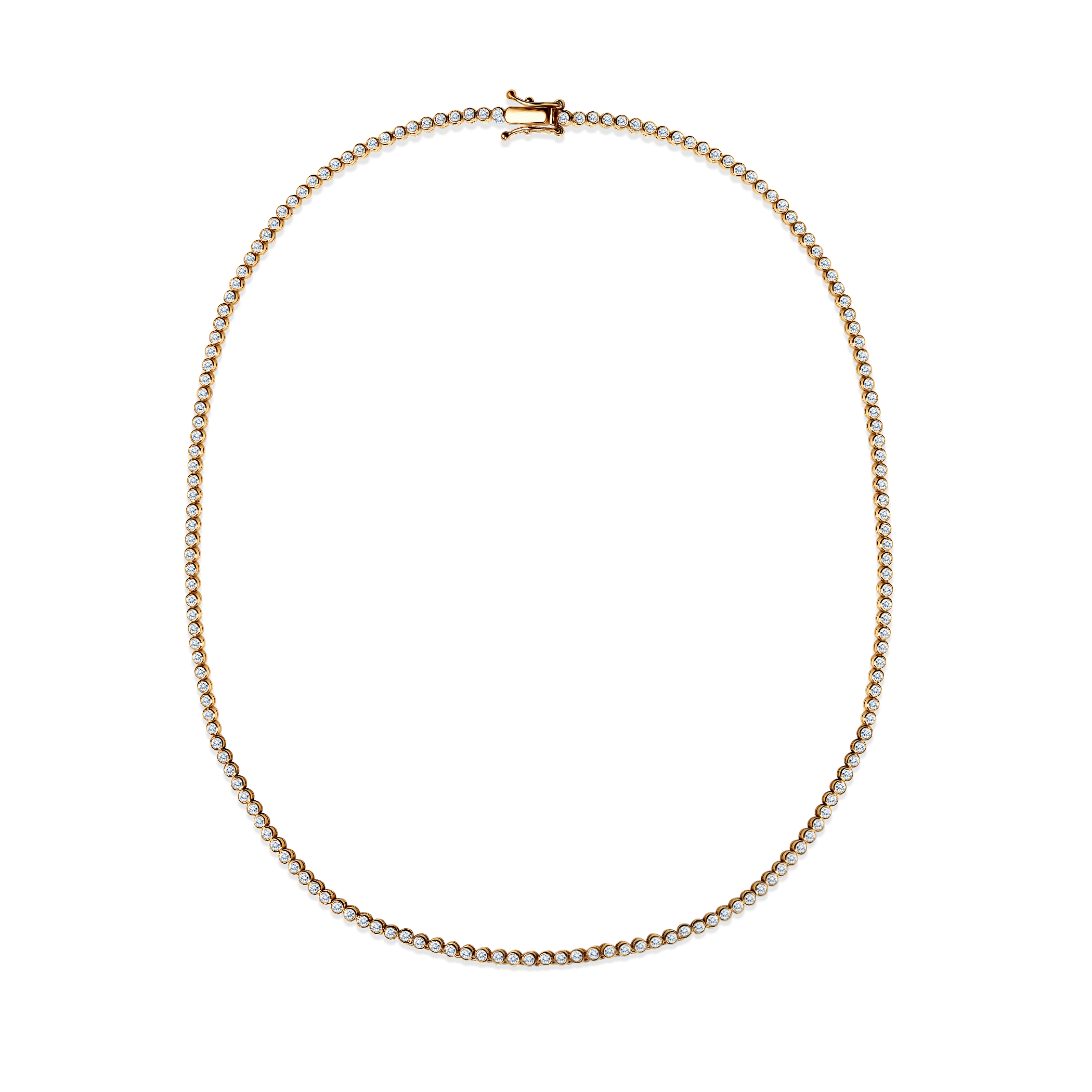 Naszyjnik Savicki: złoty 585, cyrkonie