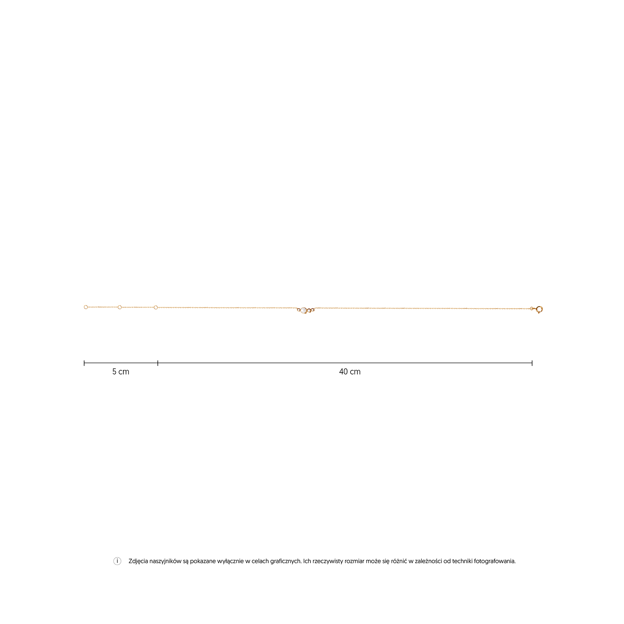 Naszyjnik Savicki: srebrny pozłacany 925, perły