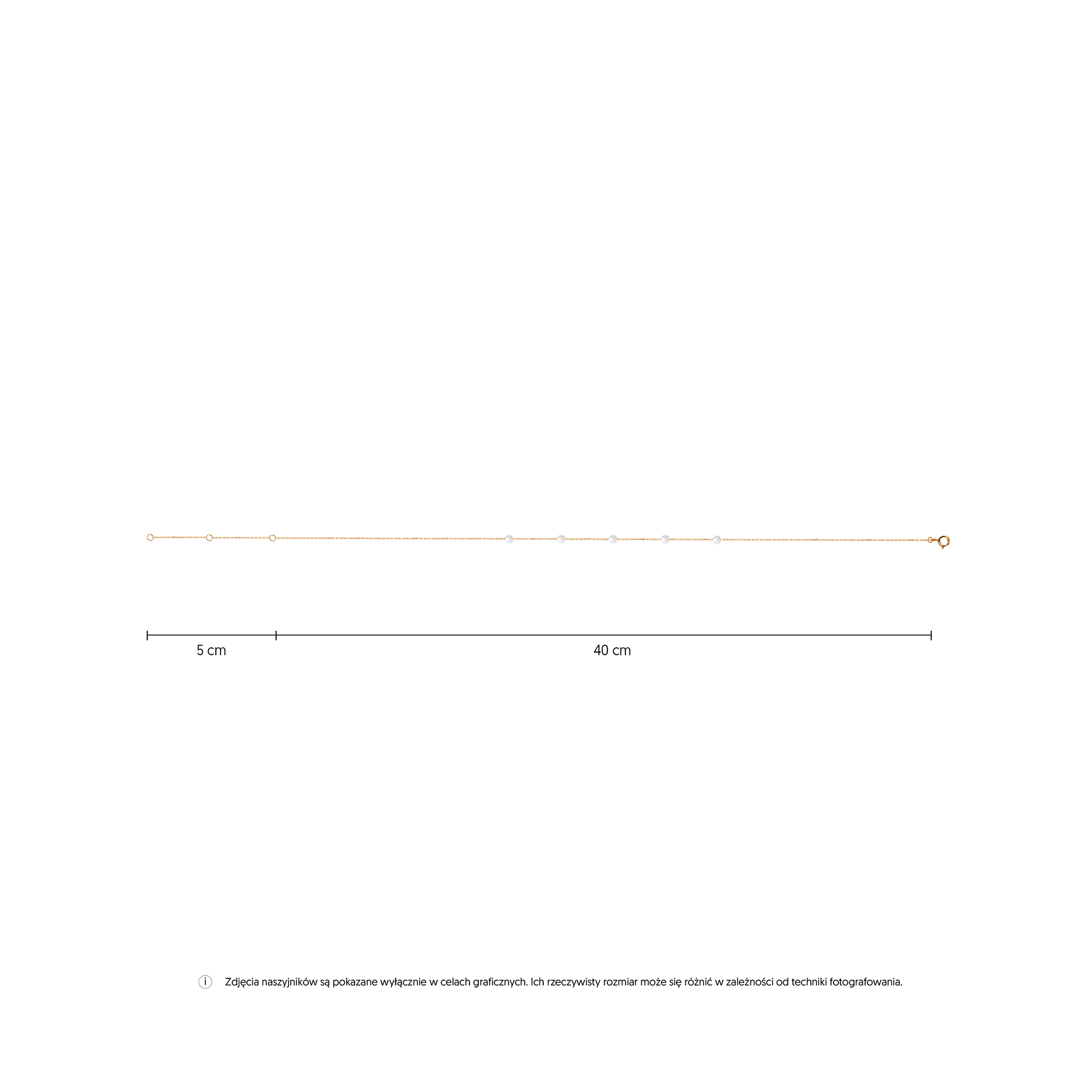 Célamare Halskette: Gold, Perle - 5
