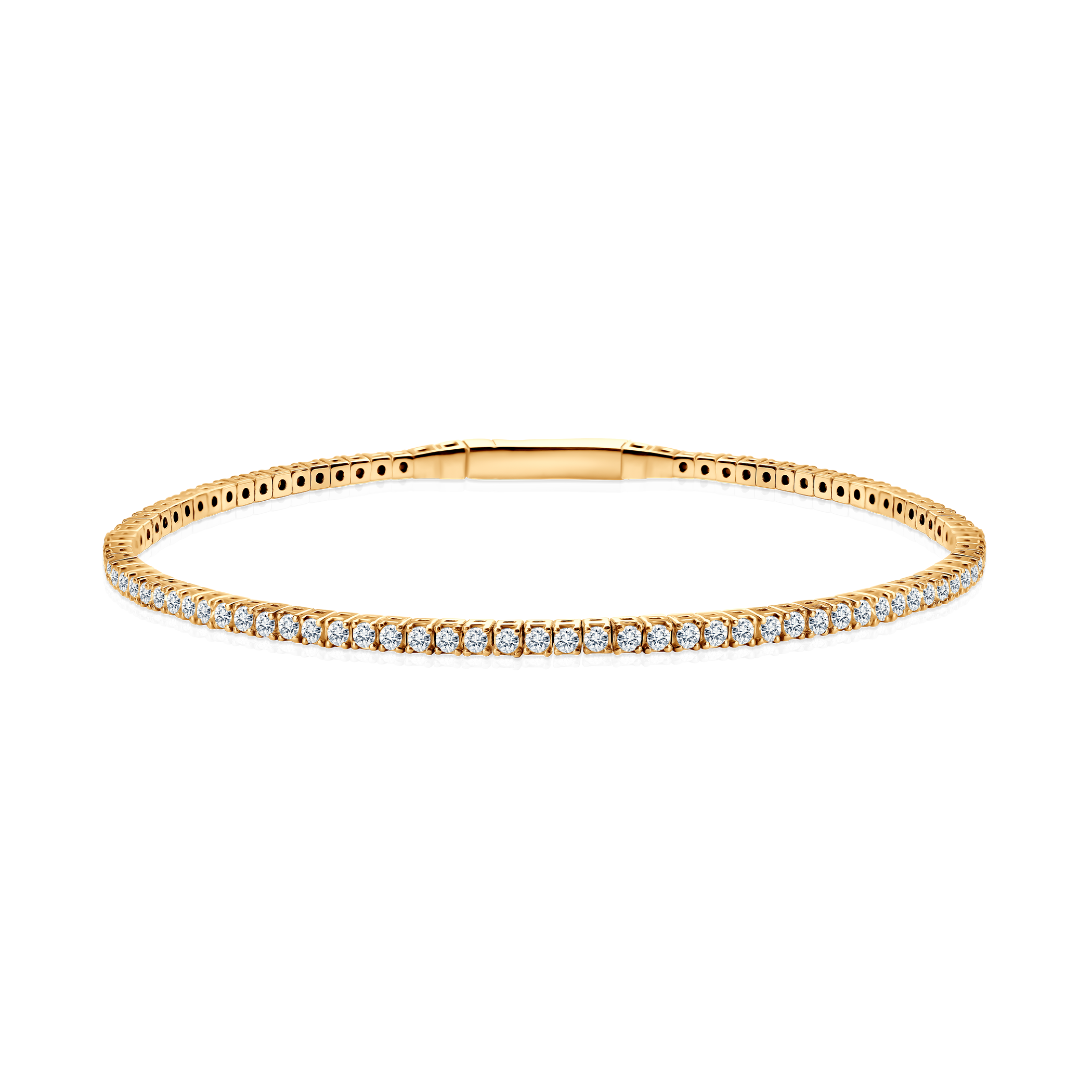 Bransoletka Savicki: złota 585, cyrkonie