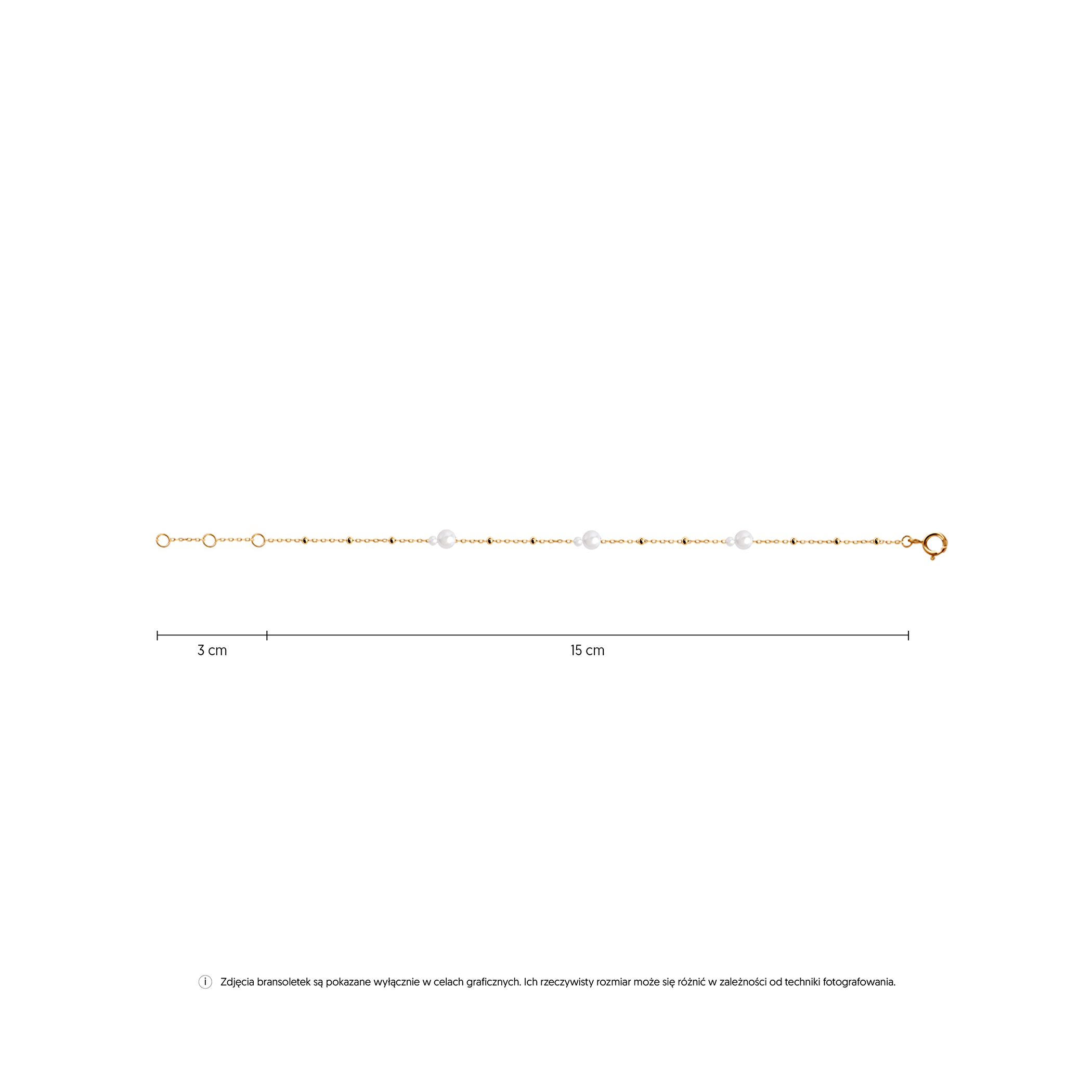 Célamare Armband: Gold, Perle