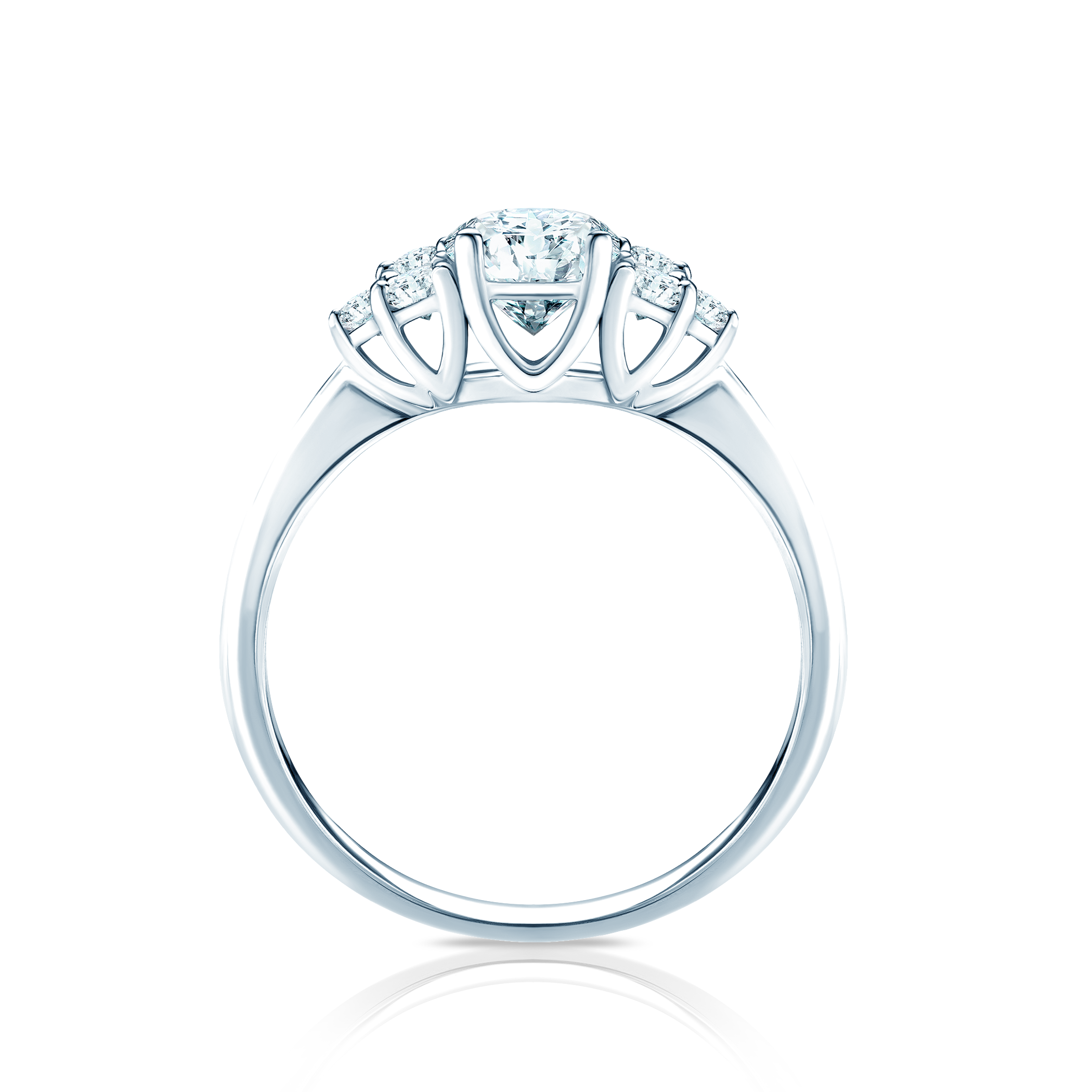 Verlobungsring Fairytale: Weißgold, Diamanten - 3