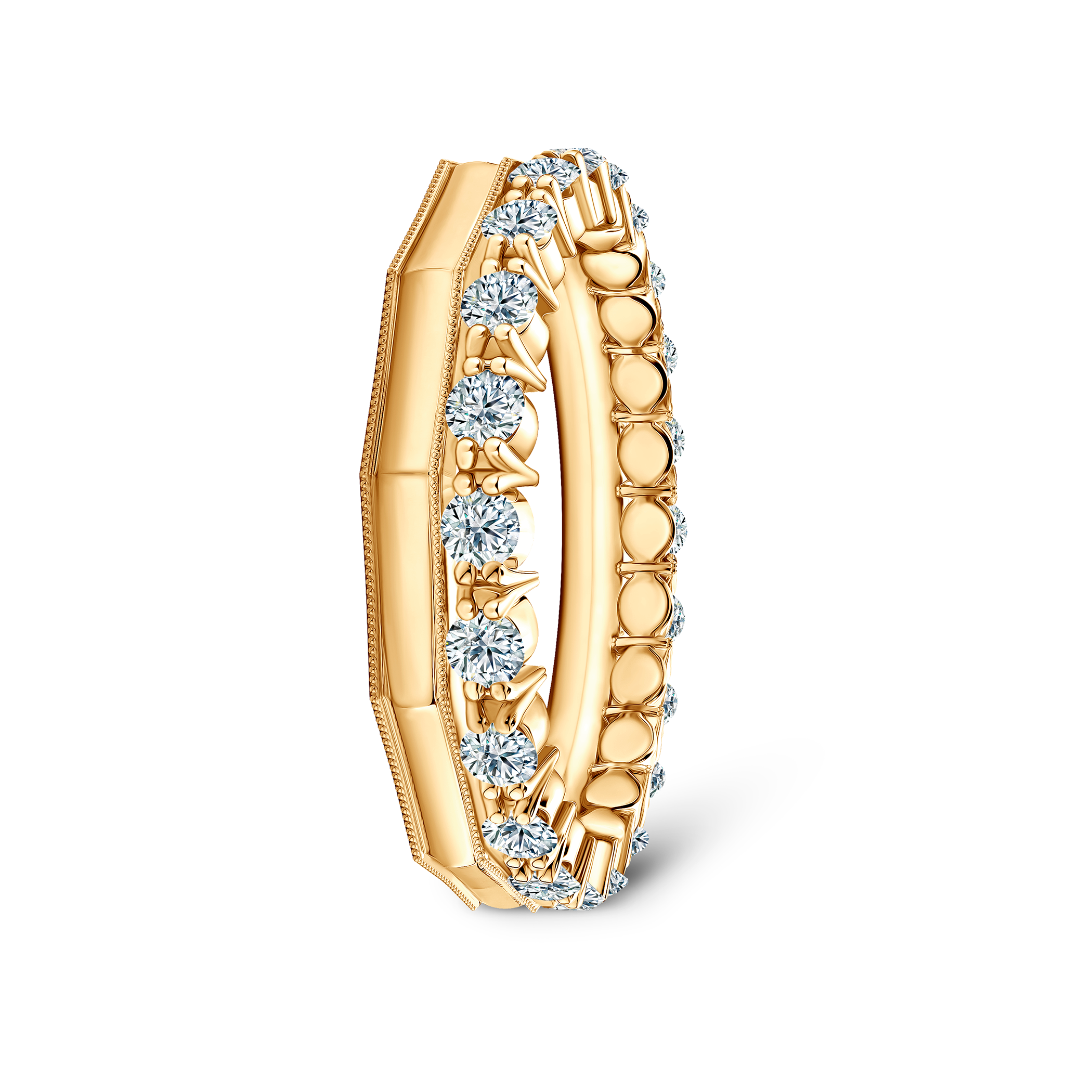 Ring-Set Symphony: Gold, Labordiamanten - 7