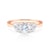 Zásnubní prsten Fairytale: růžové zlato, diamant
