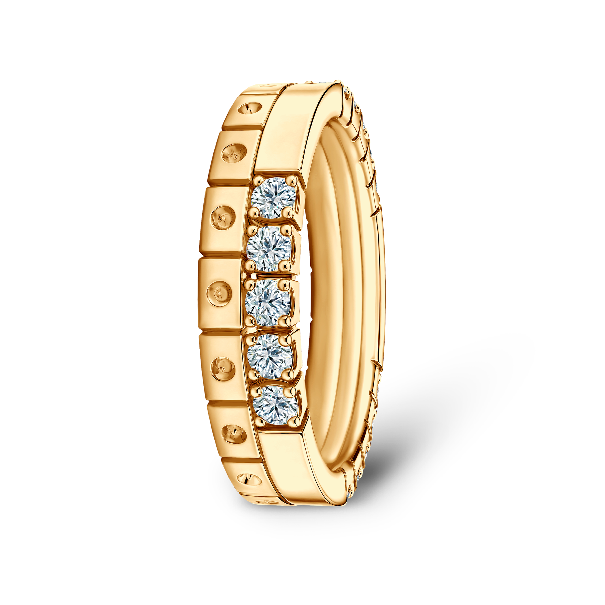 Ring-Set Symphony: Gold, Labordiamanten - 7