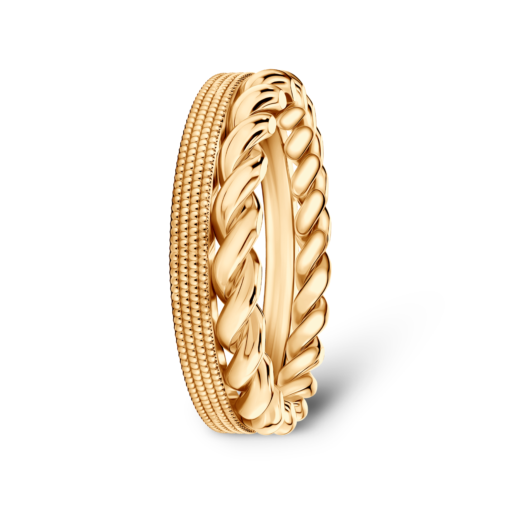 Pierścionki Symphony zestaw: złoty