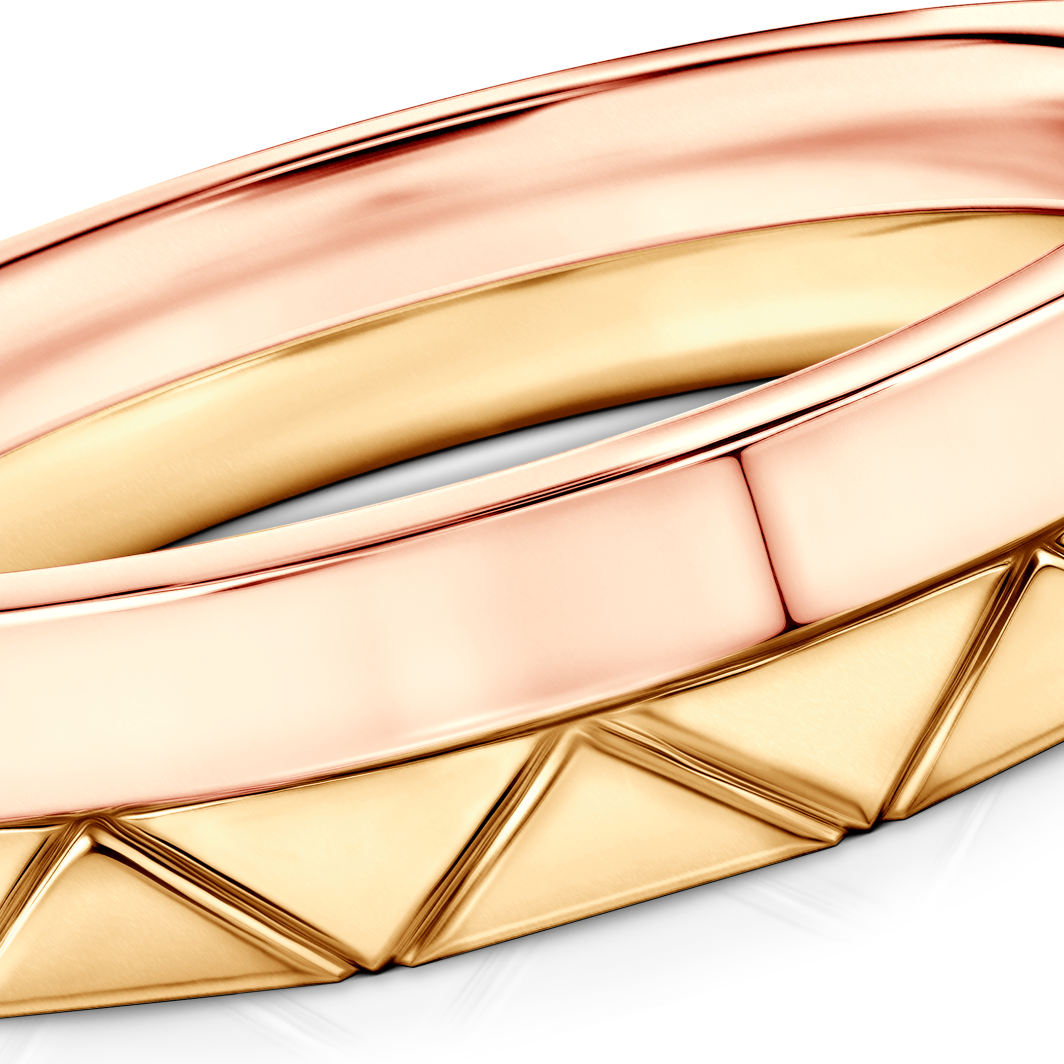 Pierścionki Symphony zestaw: złoty