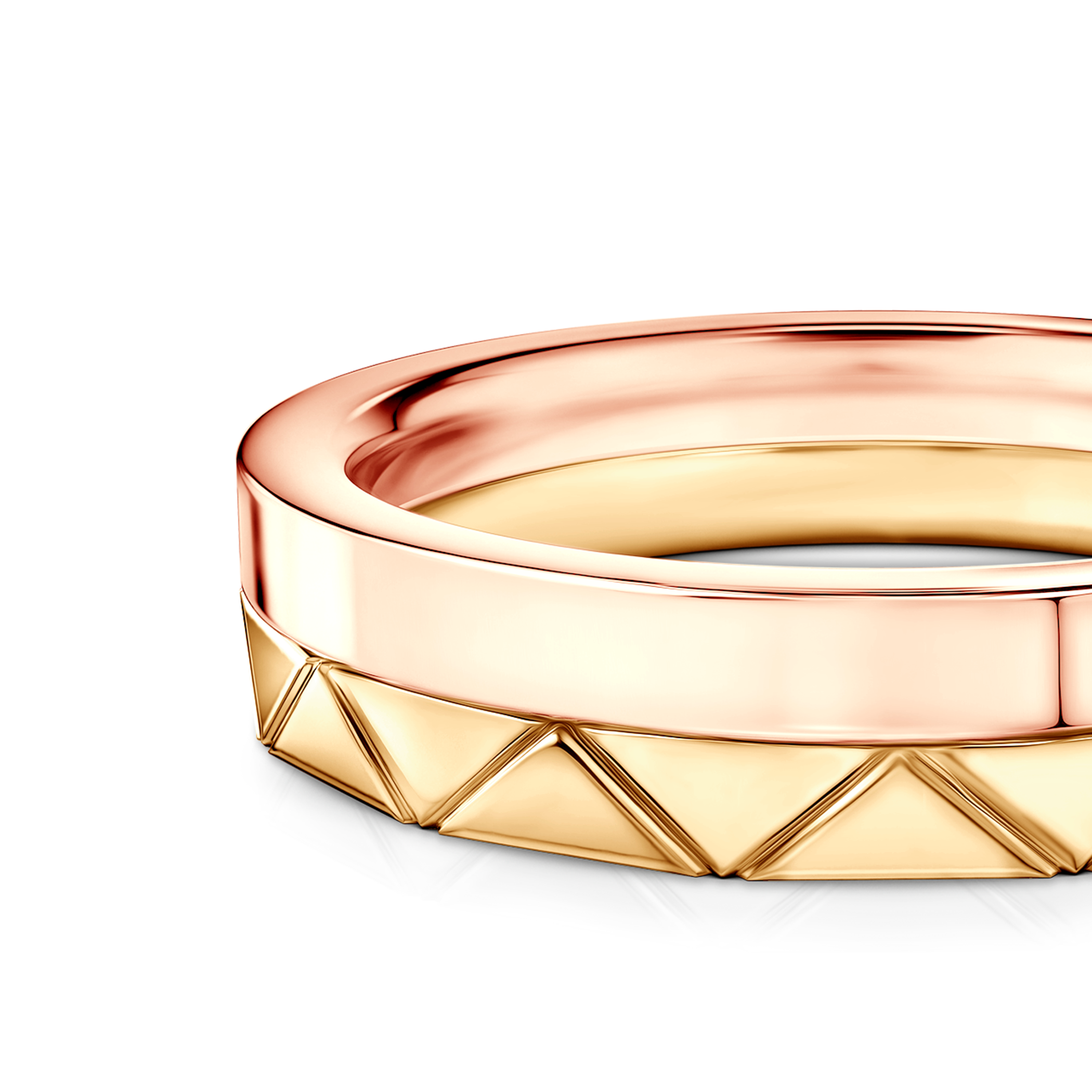 Pierścionki Symphony zestaw: złoty