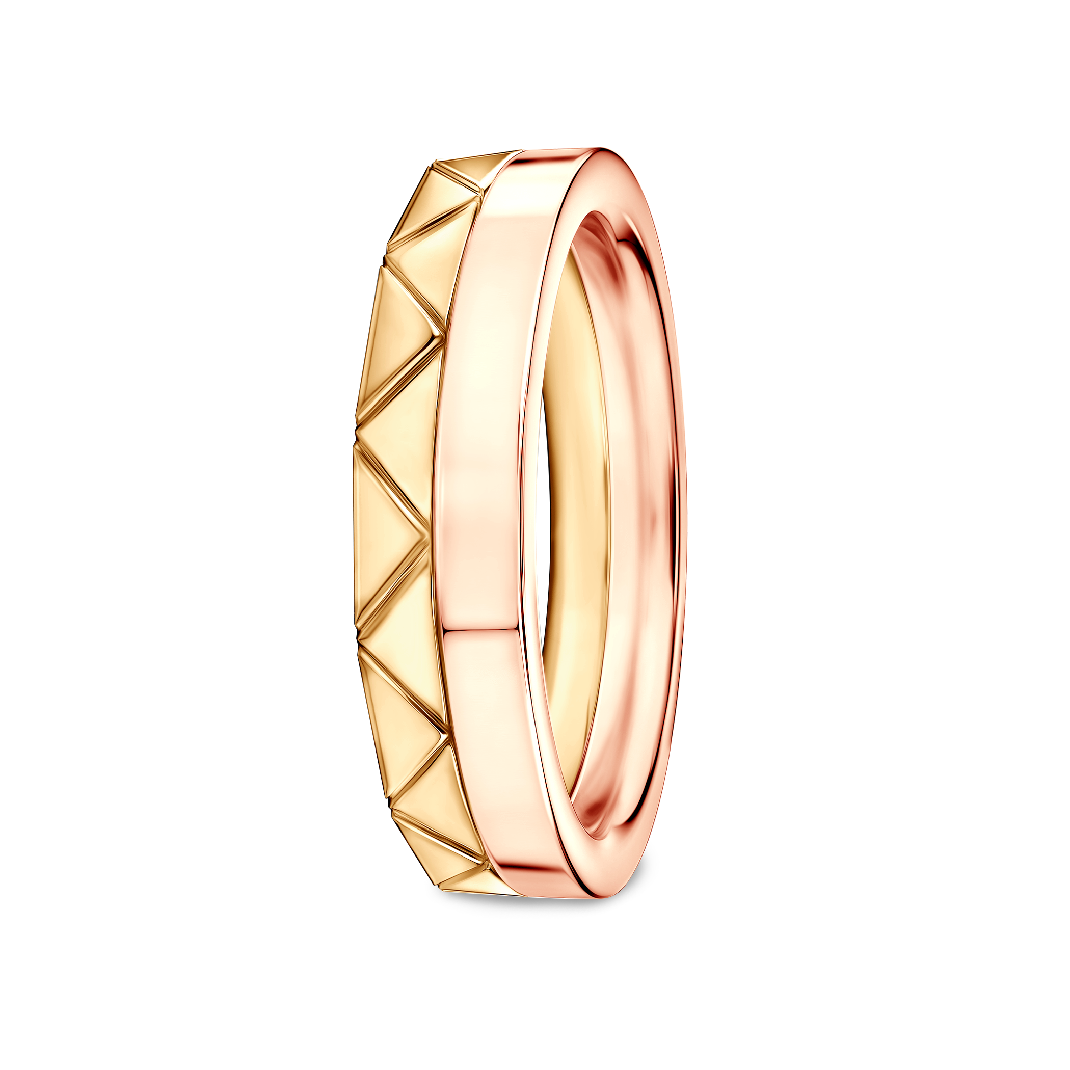 Pierścionki Symphony zestaw: złoty