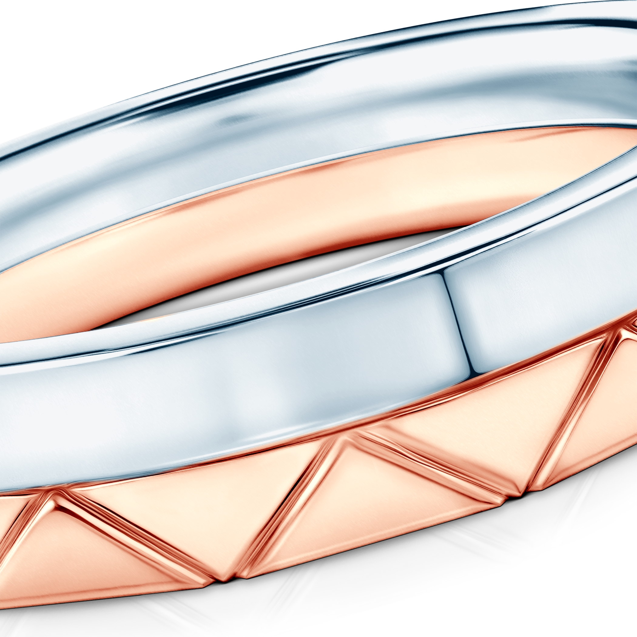 Pierścionki Symphony zestaw: złoty