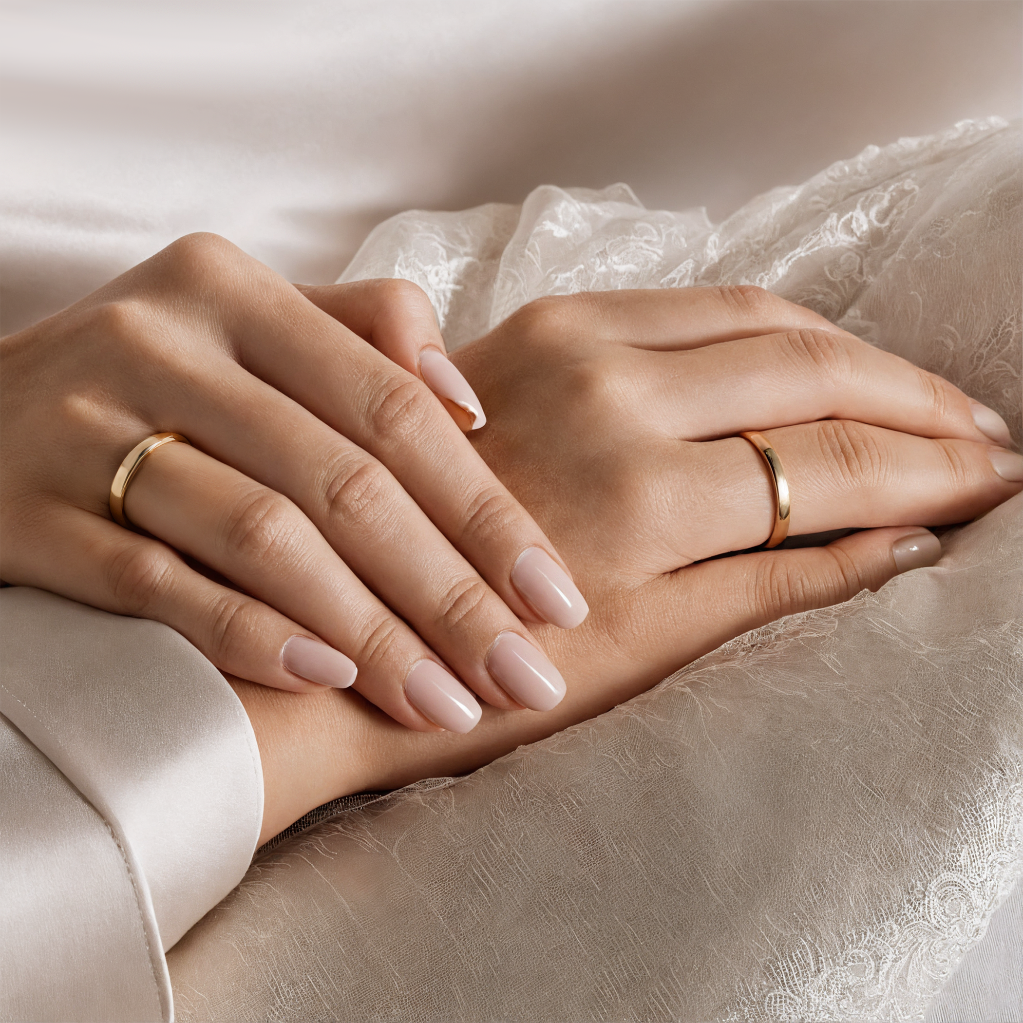 Obrączki ślubne: złote, z fazą, 3 mm