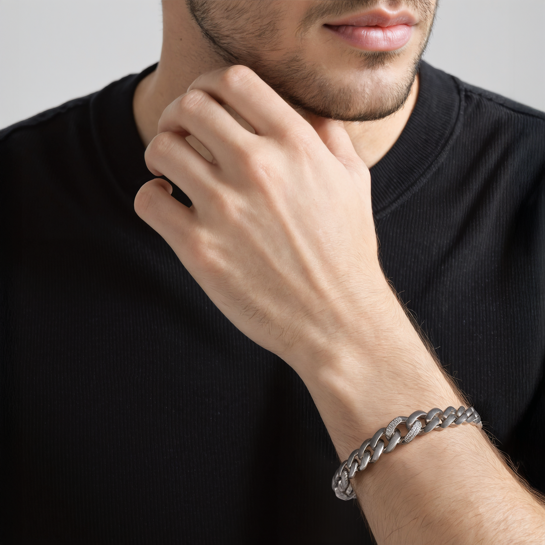 Bransoletka Savicki: srebrna 925, diamenty