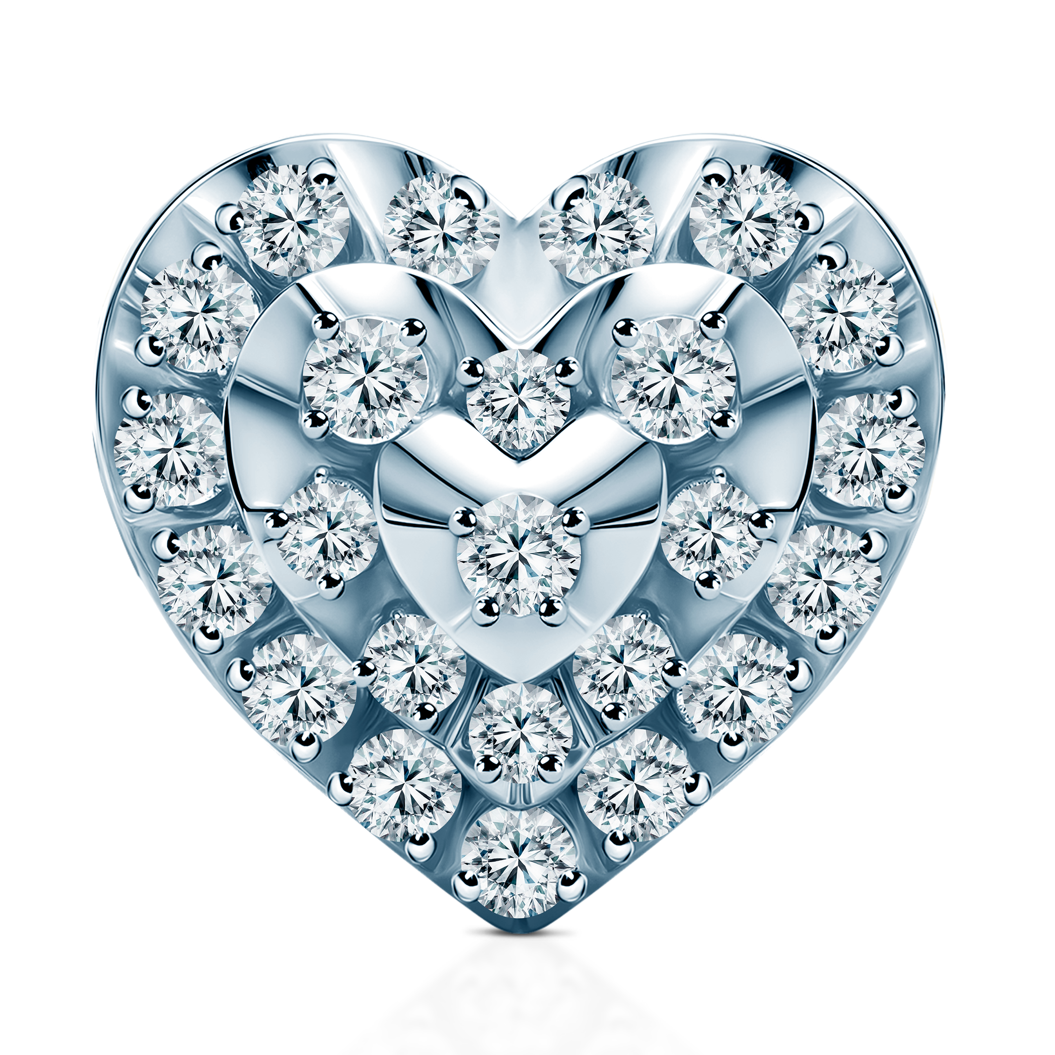 Kolczyki Savicki: dwukolorowe złoto, diamenty - 6