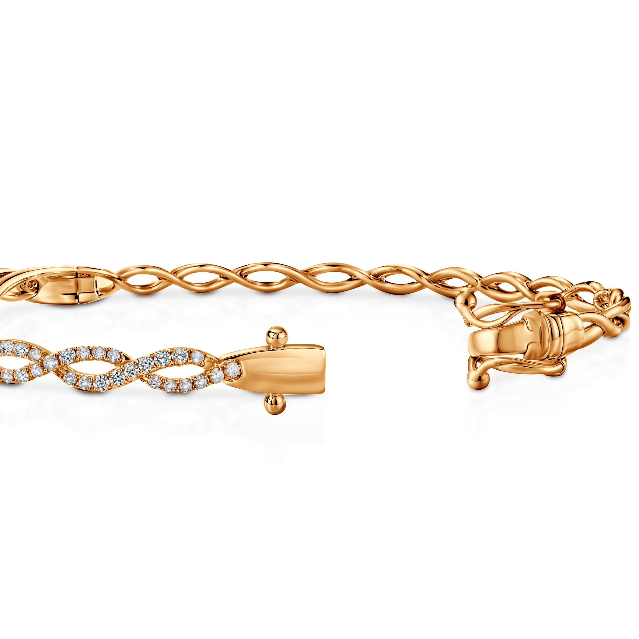 Armband Savicki: Gold 585, Diamanten